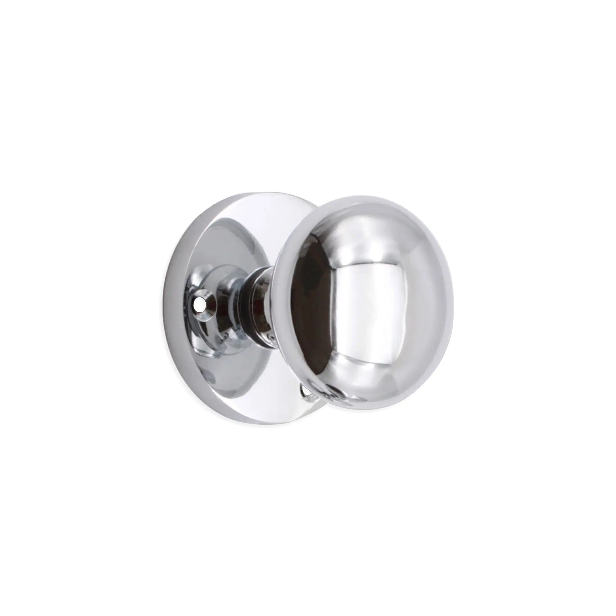 Victorian Door Knob Polished Chrome Spira
