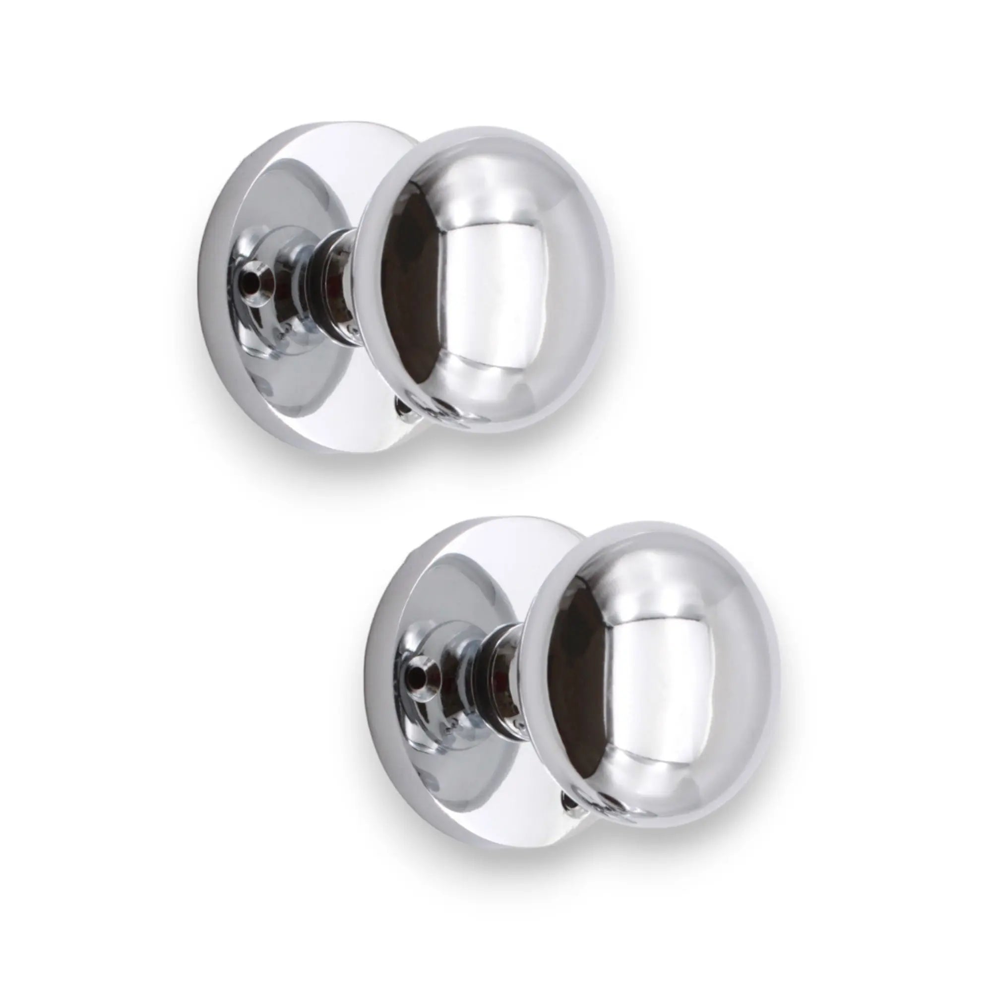 Victorian Door Knob Polished Chrome Spira