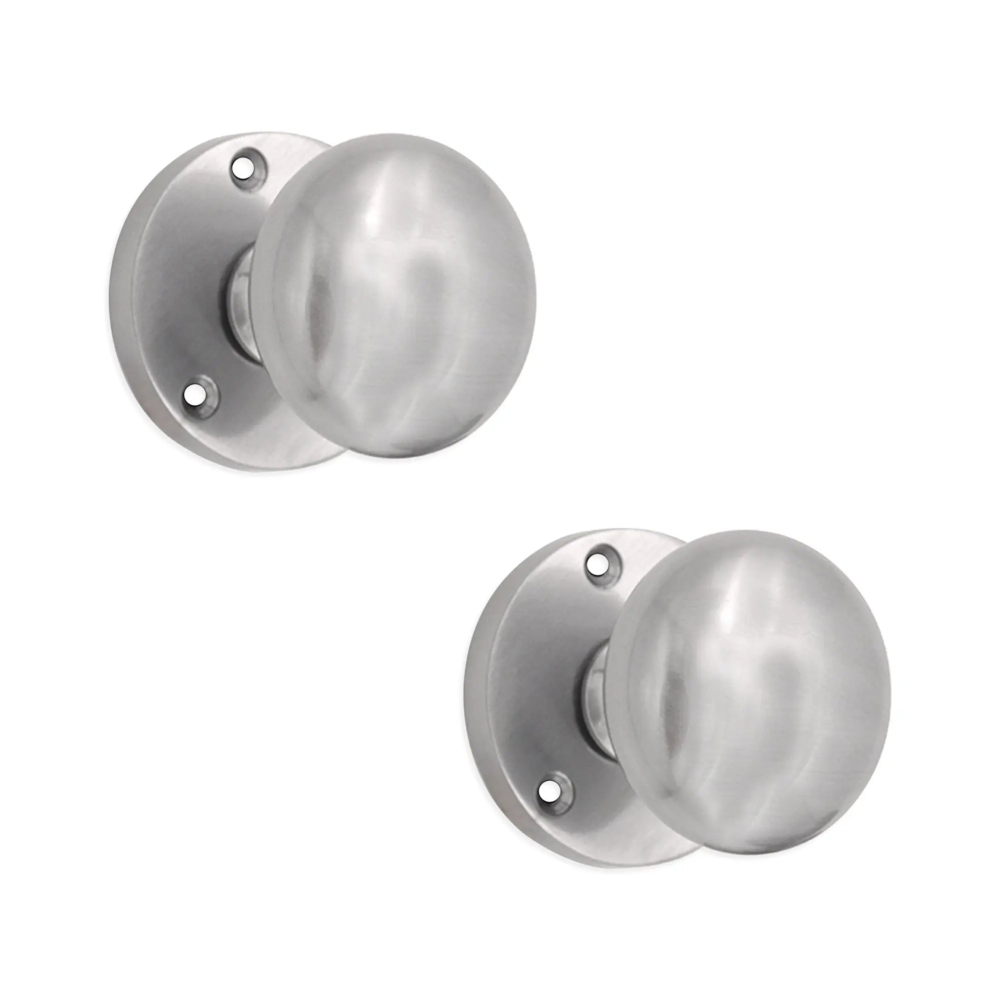 Victorian Door Knob Satin Chrome Spira