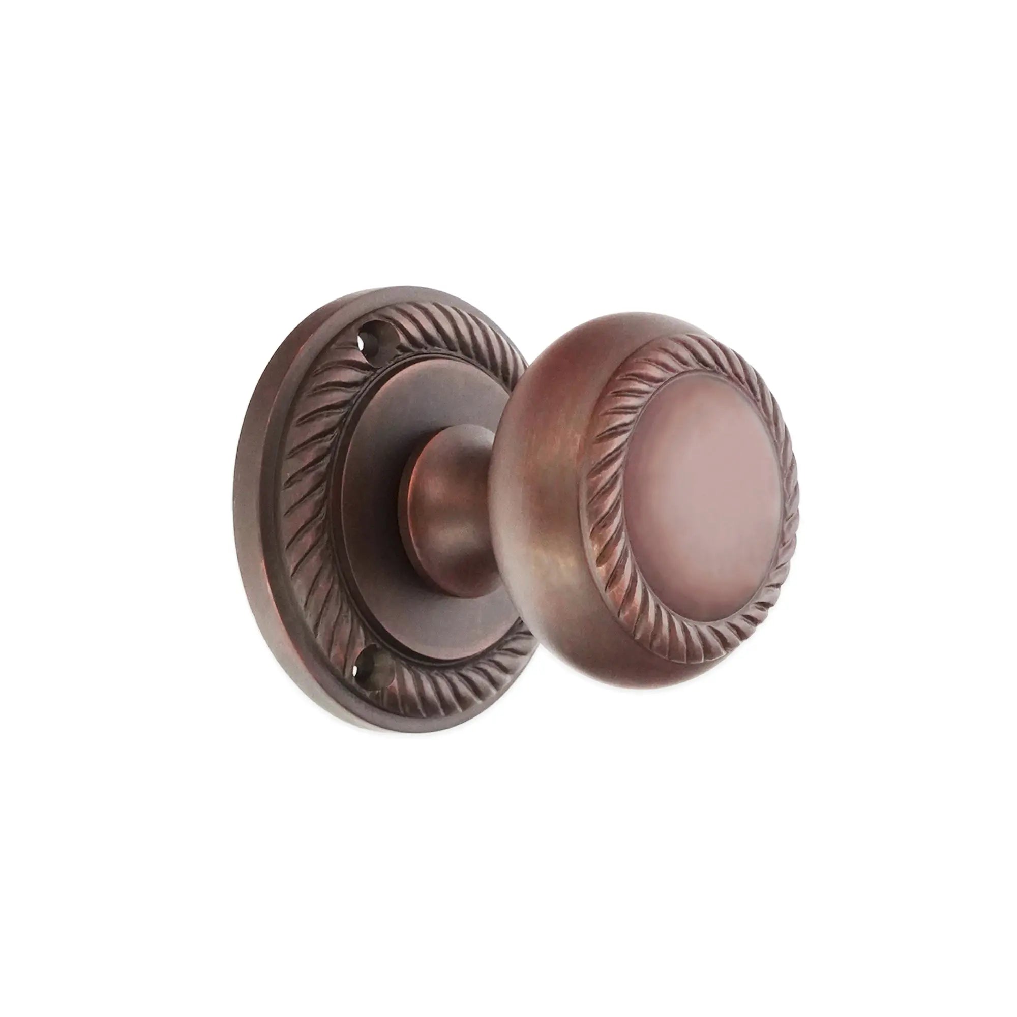 Georgian Mortice Door Knob Aged Bronze Spira