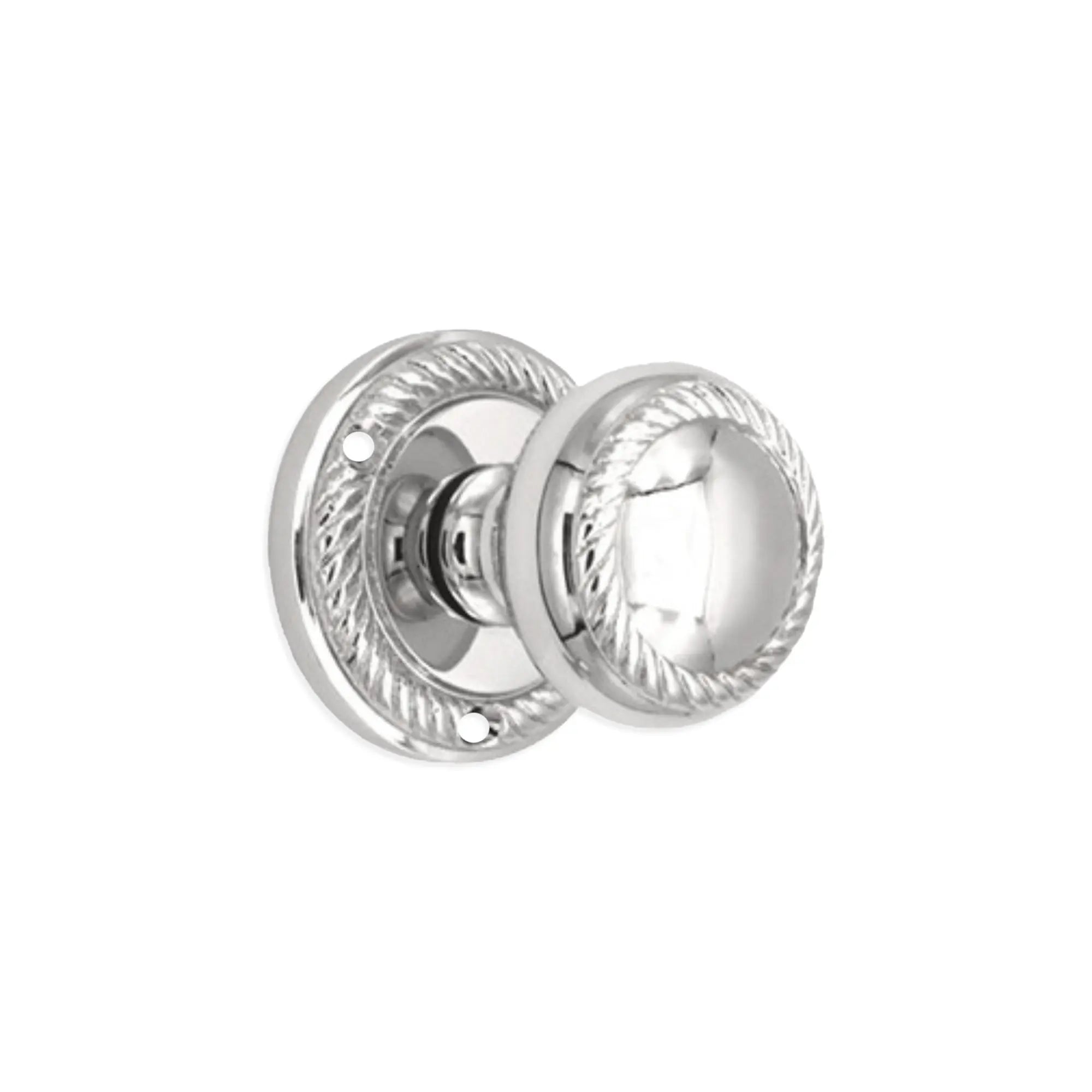 Georgian Mortice Door Knob Polished Chrome Spira