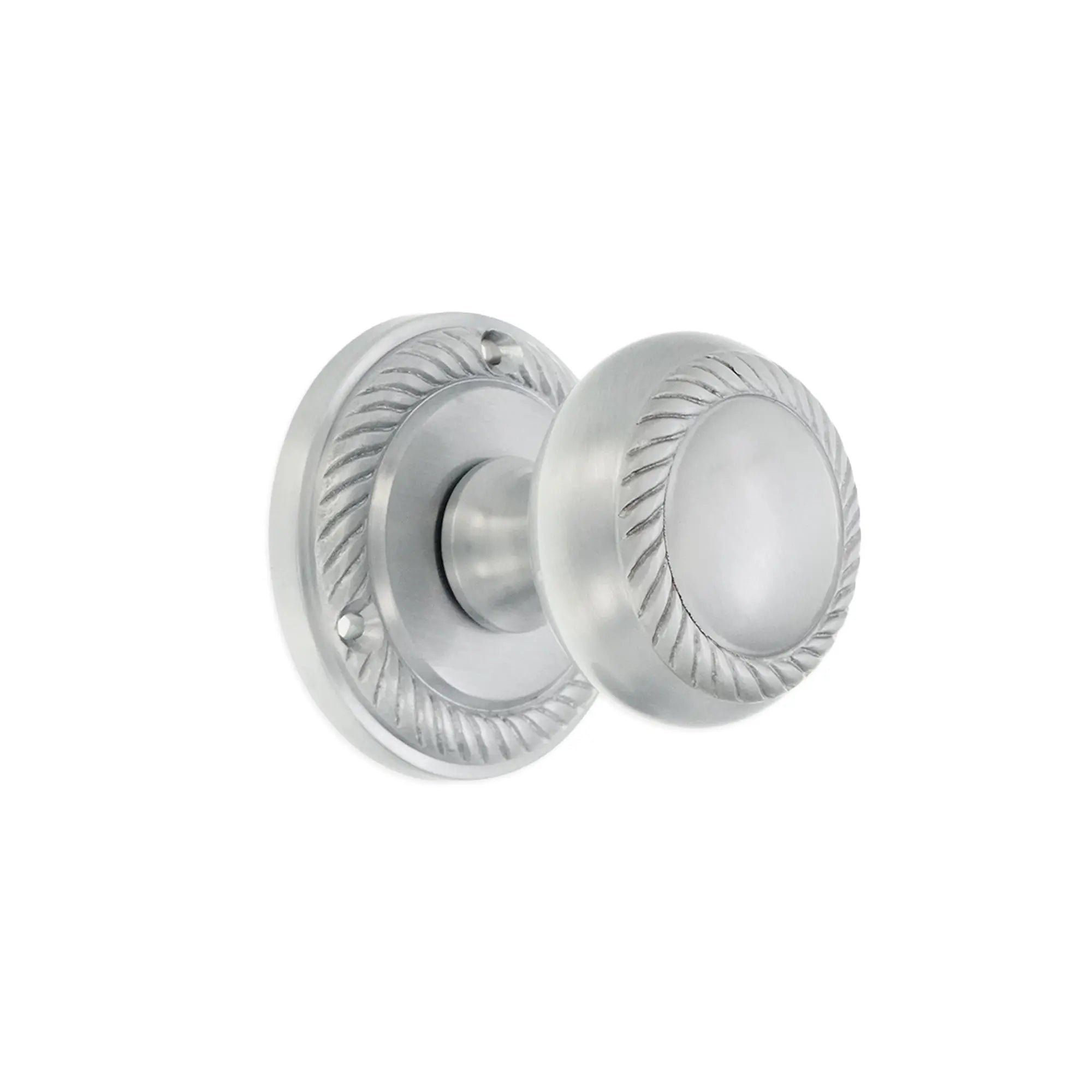 Georgian Mortice Door Knob Satin Chrome Spira