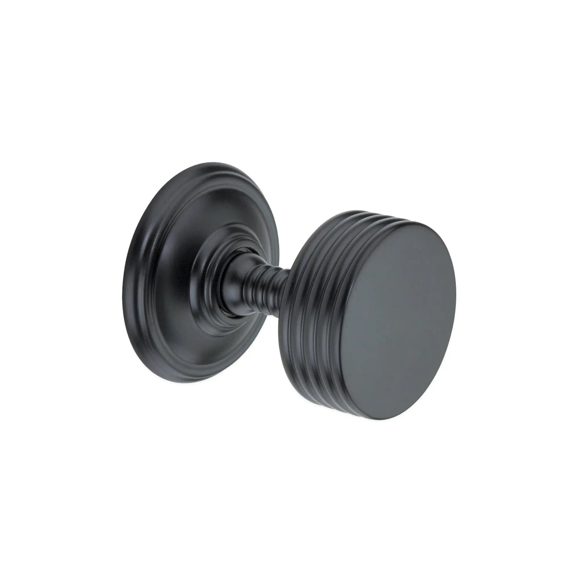 Oxford Mortice Door Knob Matt Black Spira