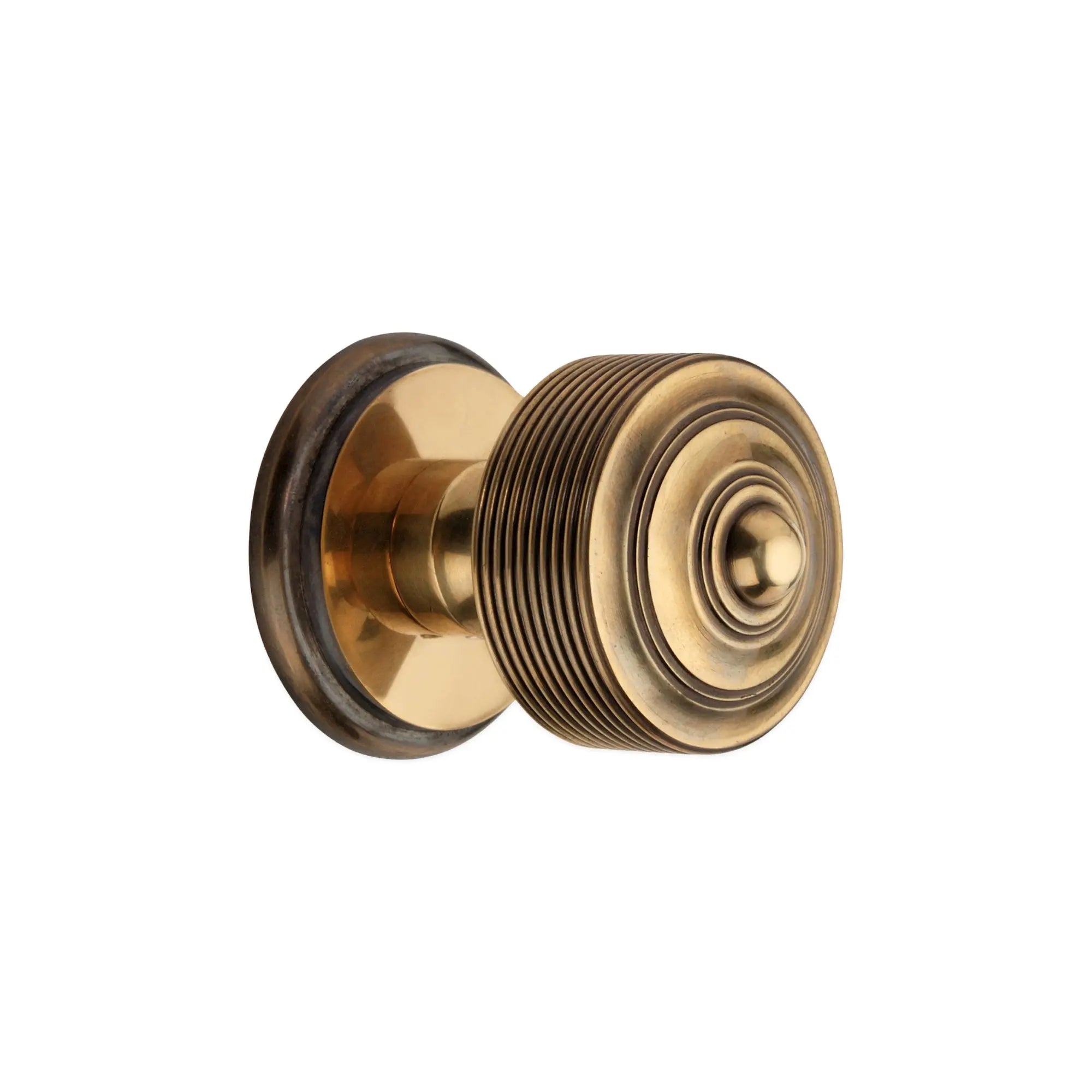 Carter Mortice Door Knob Aged Brass Spira