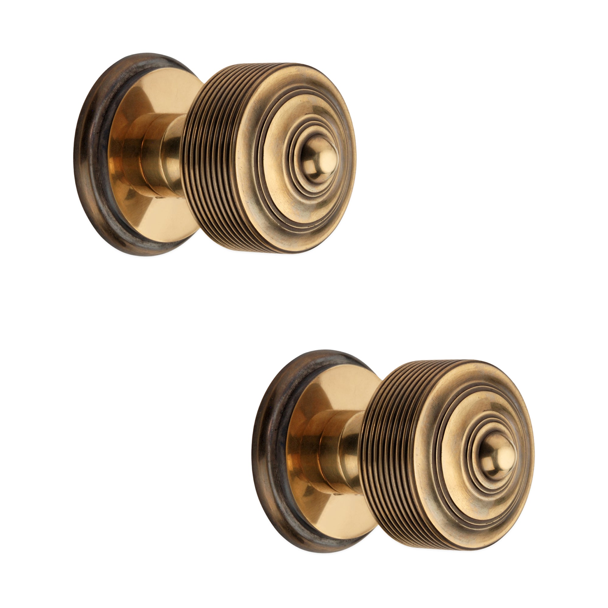Carter Mortice Door Knob Aged Brass