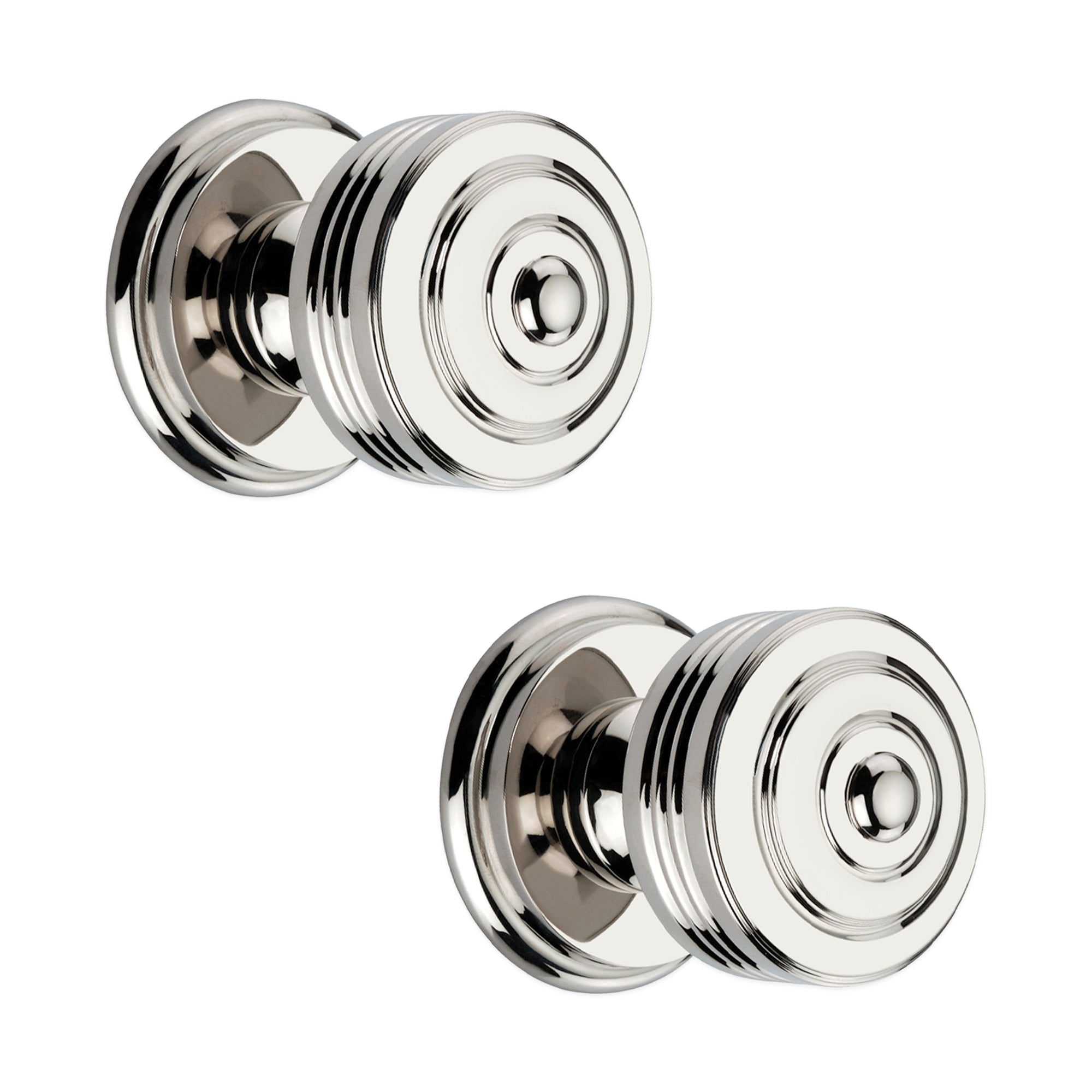 Carter Mortice Door Knob Polished Nickel