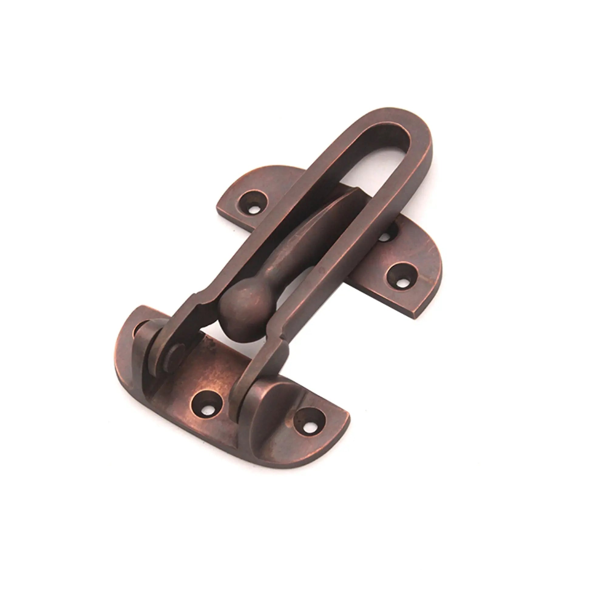 Brass Door Guard 105mm Aged Bronze Spira