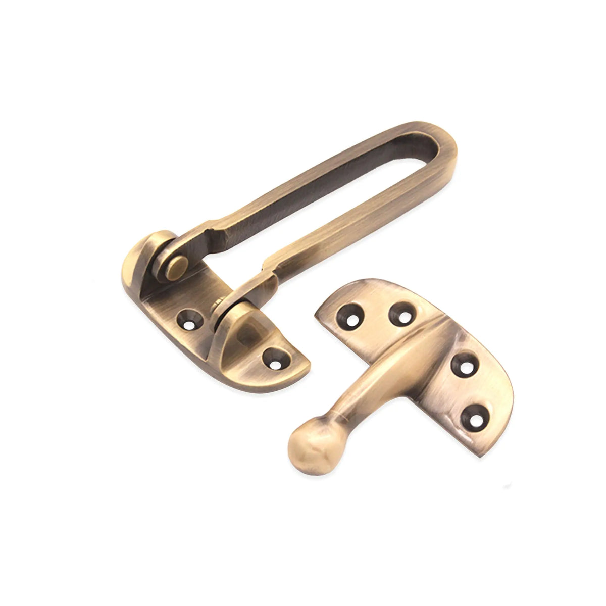 Brass Door Guard 105mm Antique Brass Spira