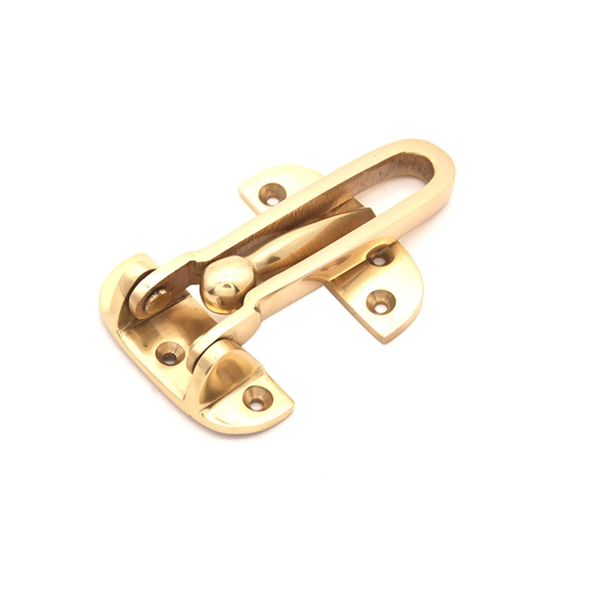 Brass Door Guard 105mm Polished Brass Spira