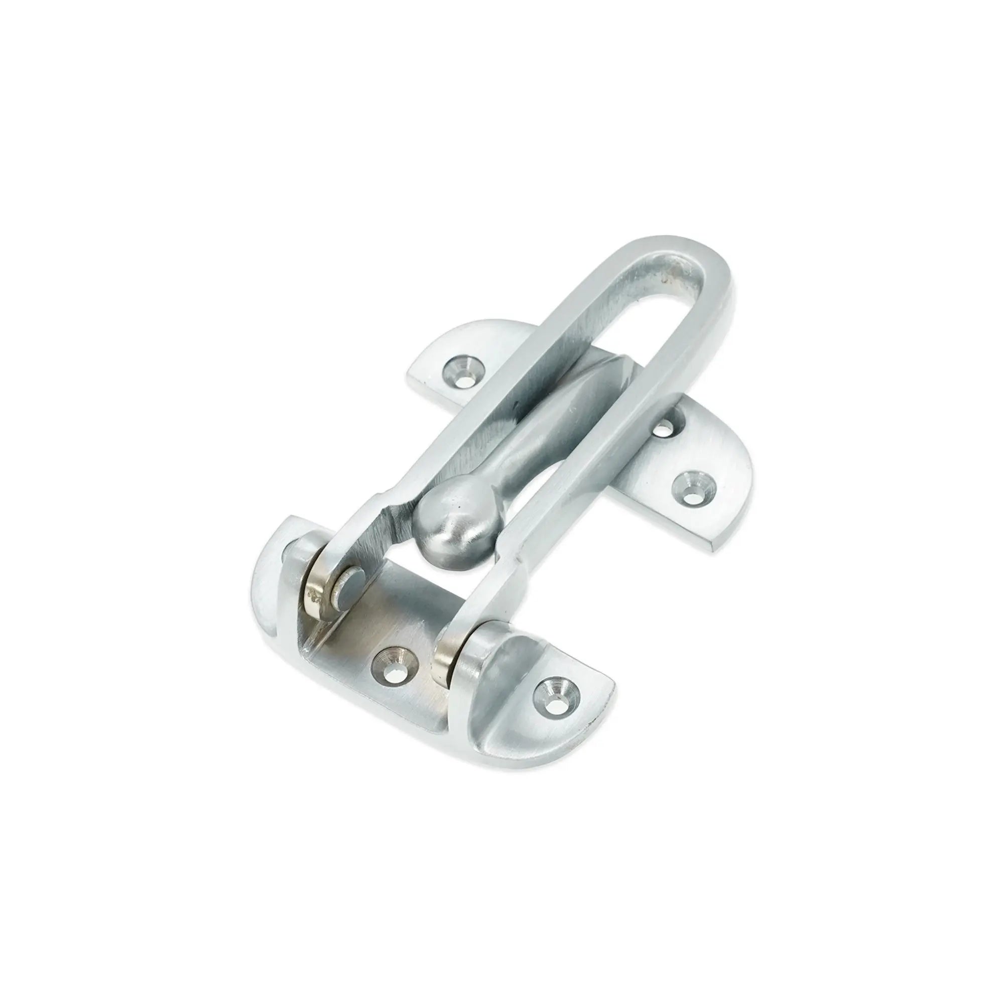 Brass Door Guard 105mm Satin Chrome Spira