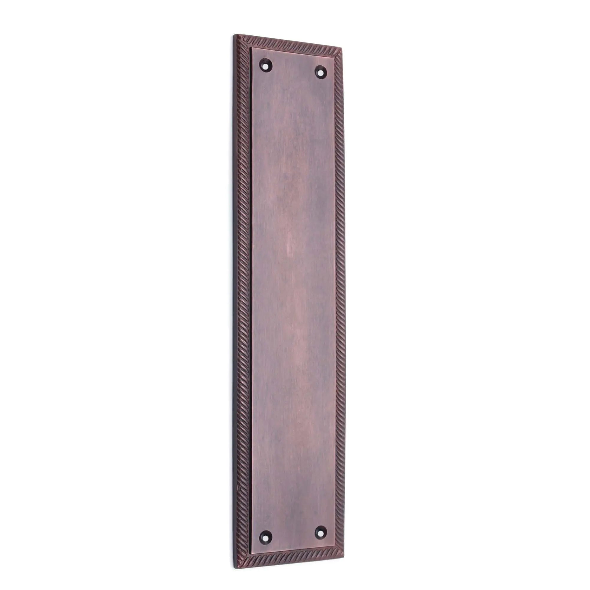 Georgian Finger Plate 285mm Aged Bronze Spira