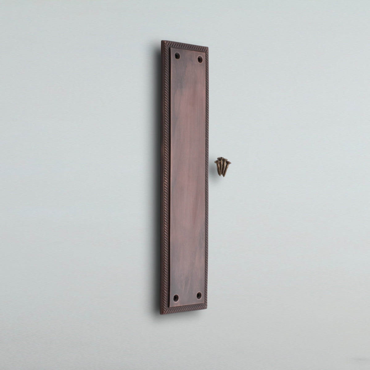 Georgian Finger Plate 300mm Aged Bronze