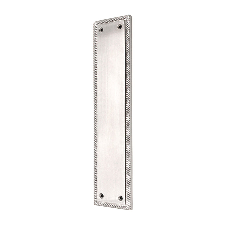 Georgian Finger Plate 300mm Polished Chrome