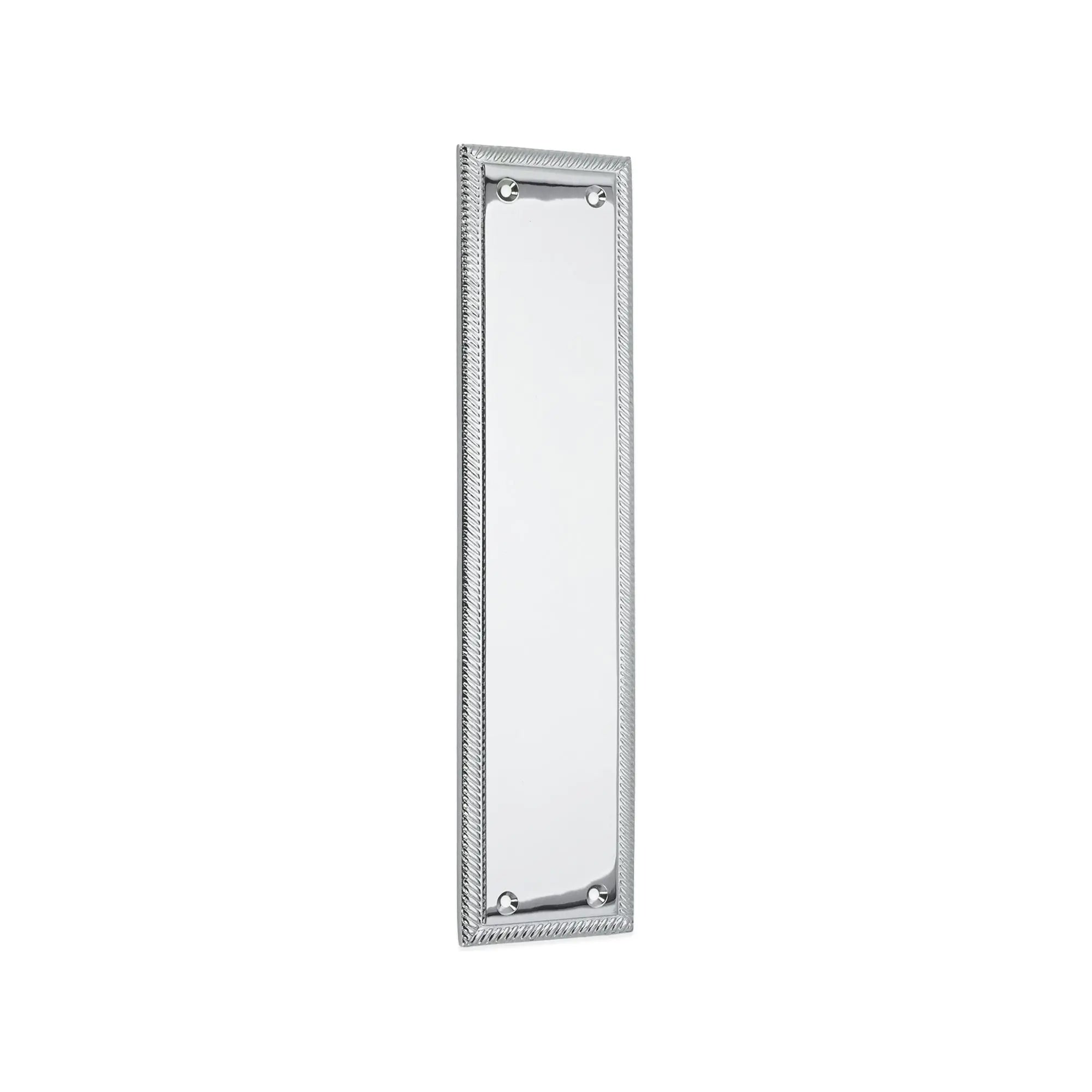 Georgian Finger Plate 300mm Polished Chrome Spira