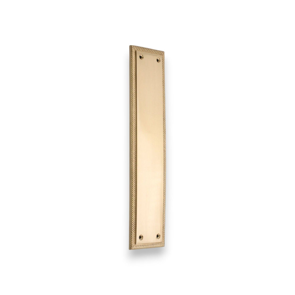 Georgian Finger Plate 300mm Satin Brass
