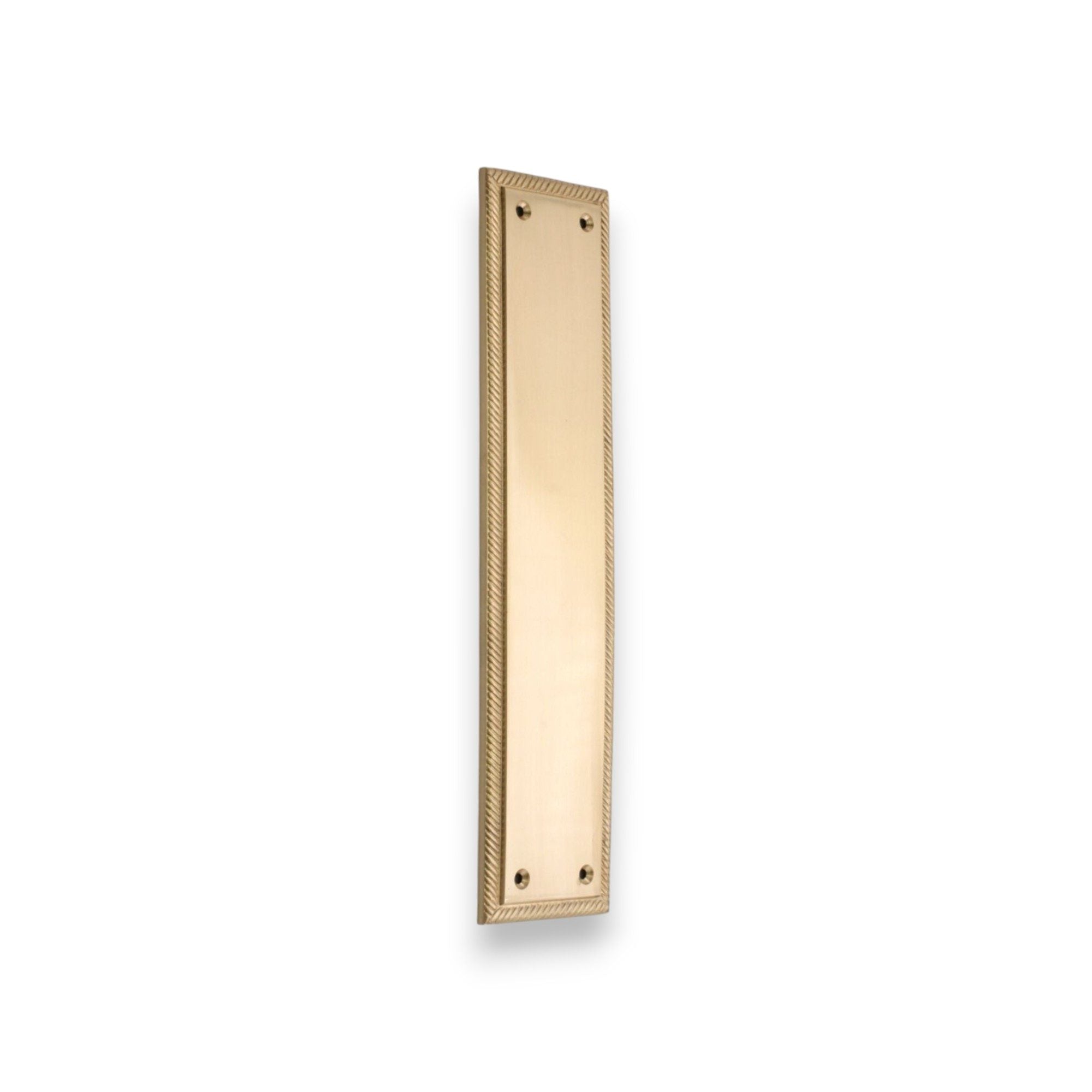 Georgian Finger Plate 300mm Satin Brass