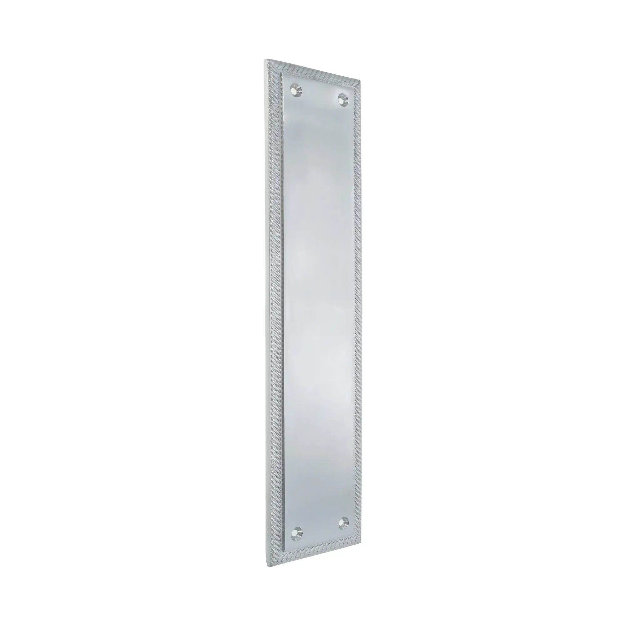 Georgian Finger Plate 300mm Satin Chrome Spira