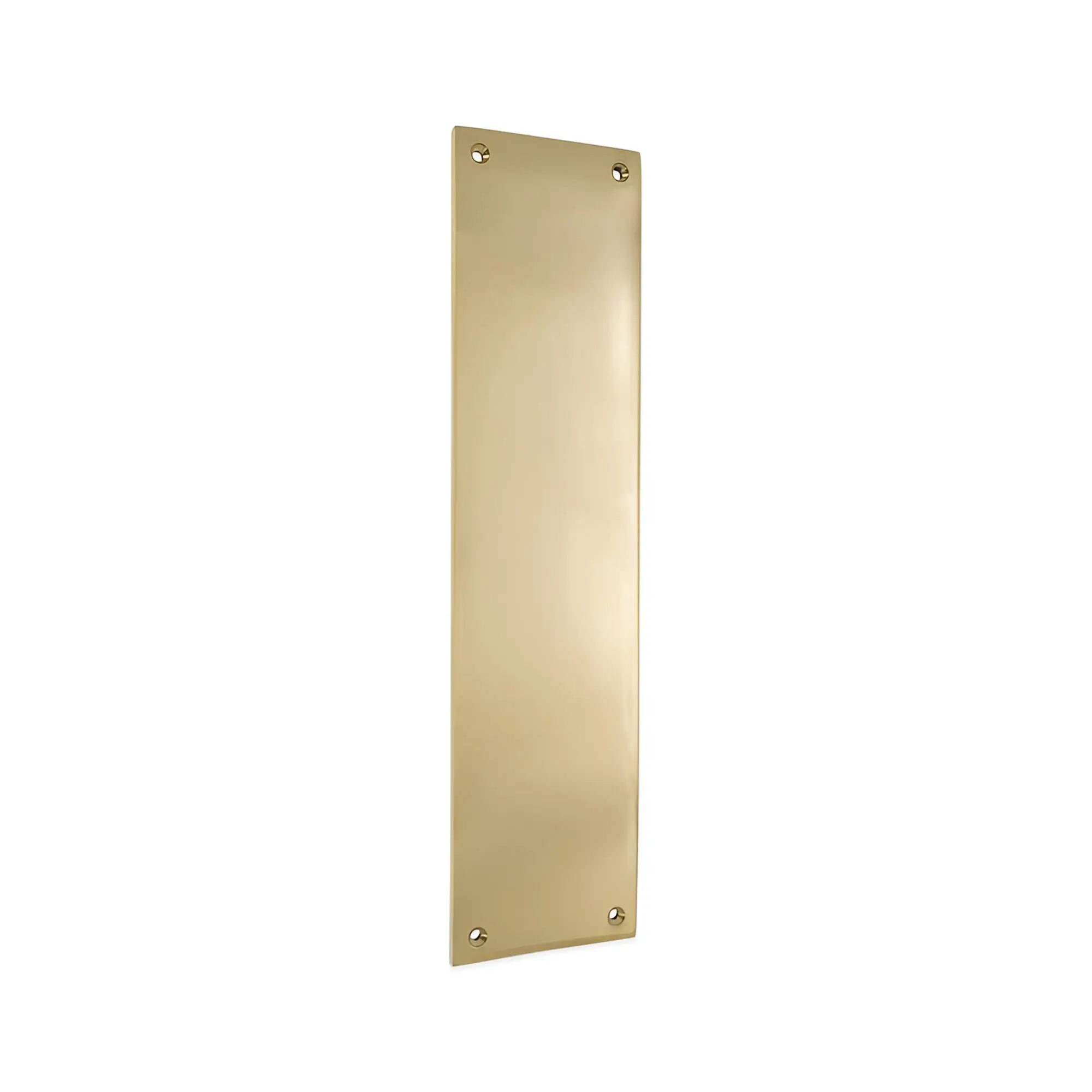 Victorian Finger Plate 300mm Polished Brass Spira