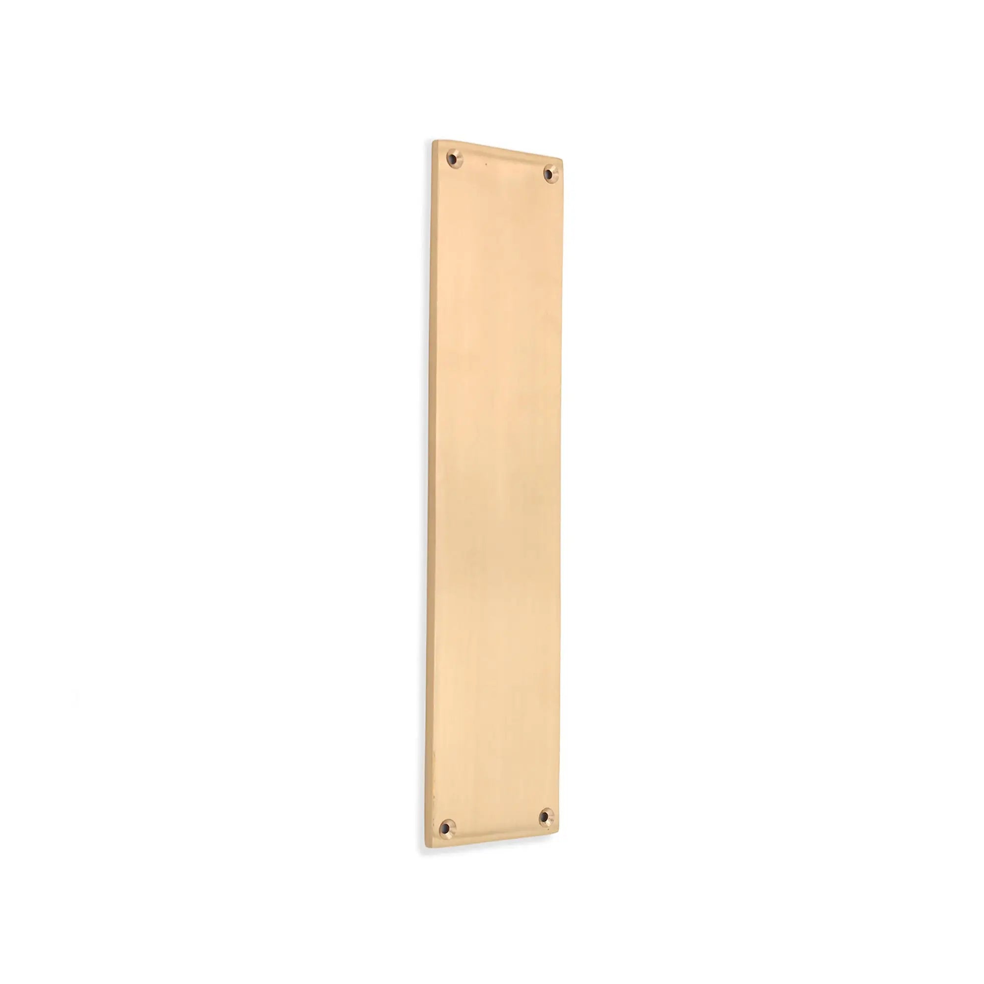 Victorian Finger Plate 300mm Satin Brass Spira