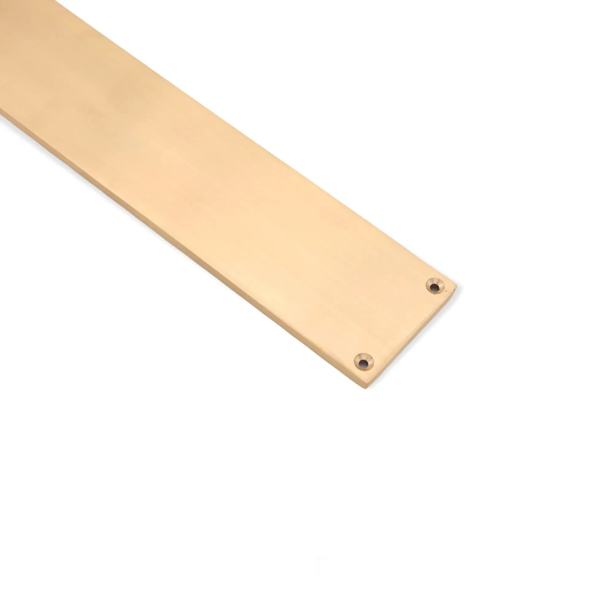 Victorian Finger Plate 300mm Satin Brass Spira