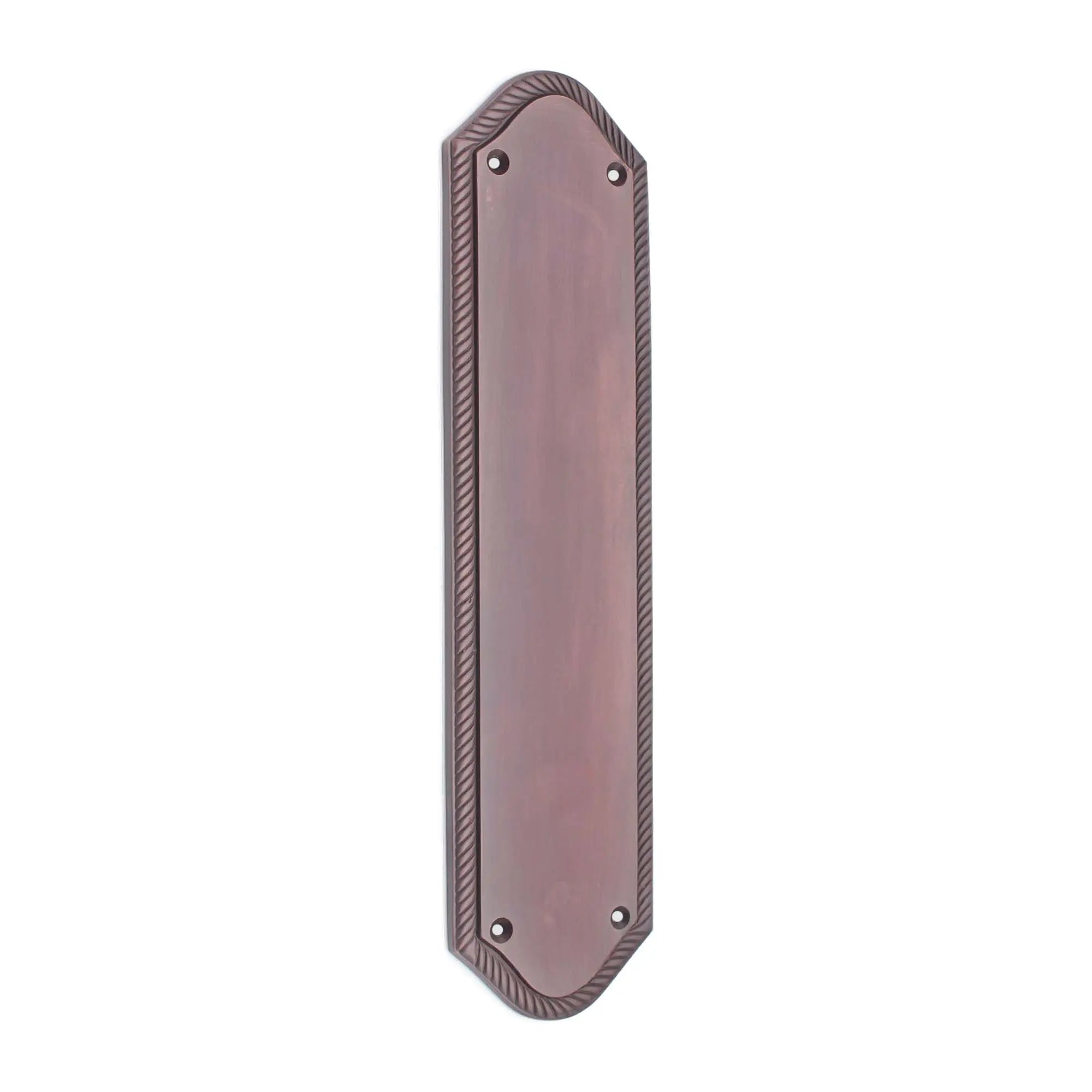 Georgian Half Round Finger Plate 295mm Aged Bronze Spira