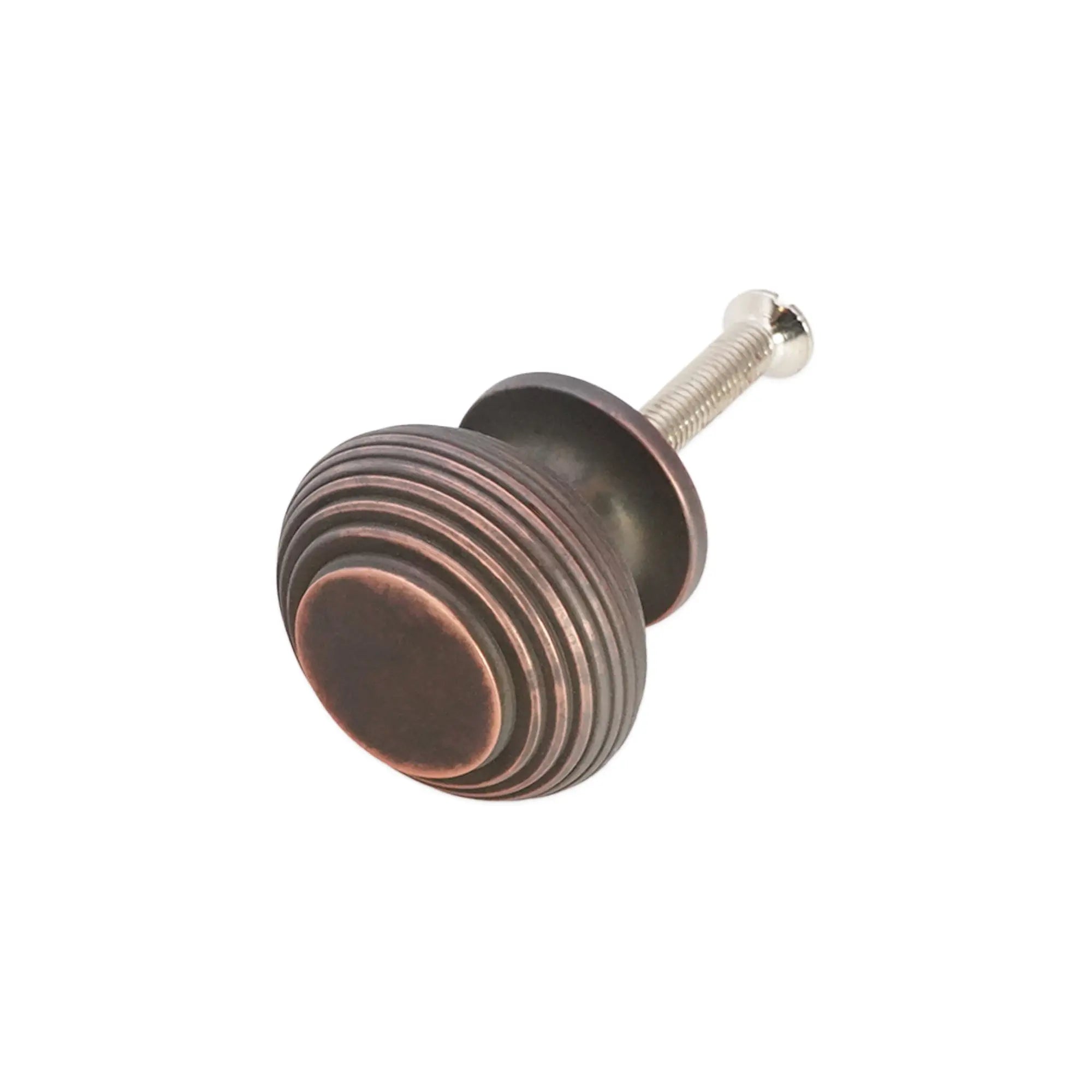 Beehive Large 40mm Cupboard Knob Aged Bronze Spira