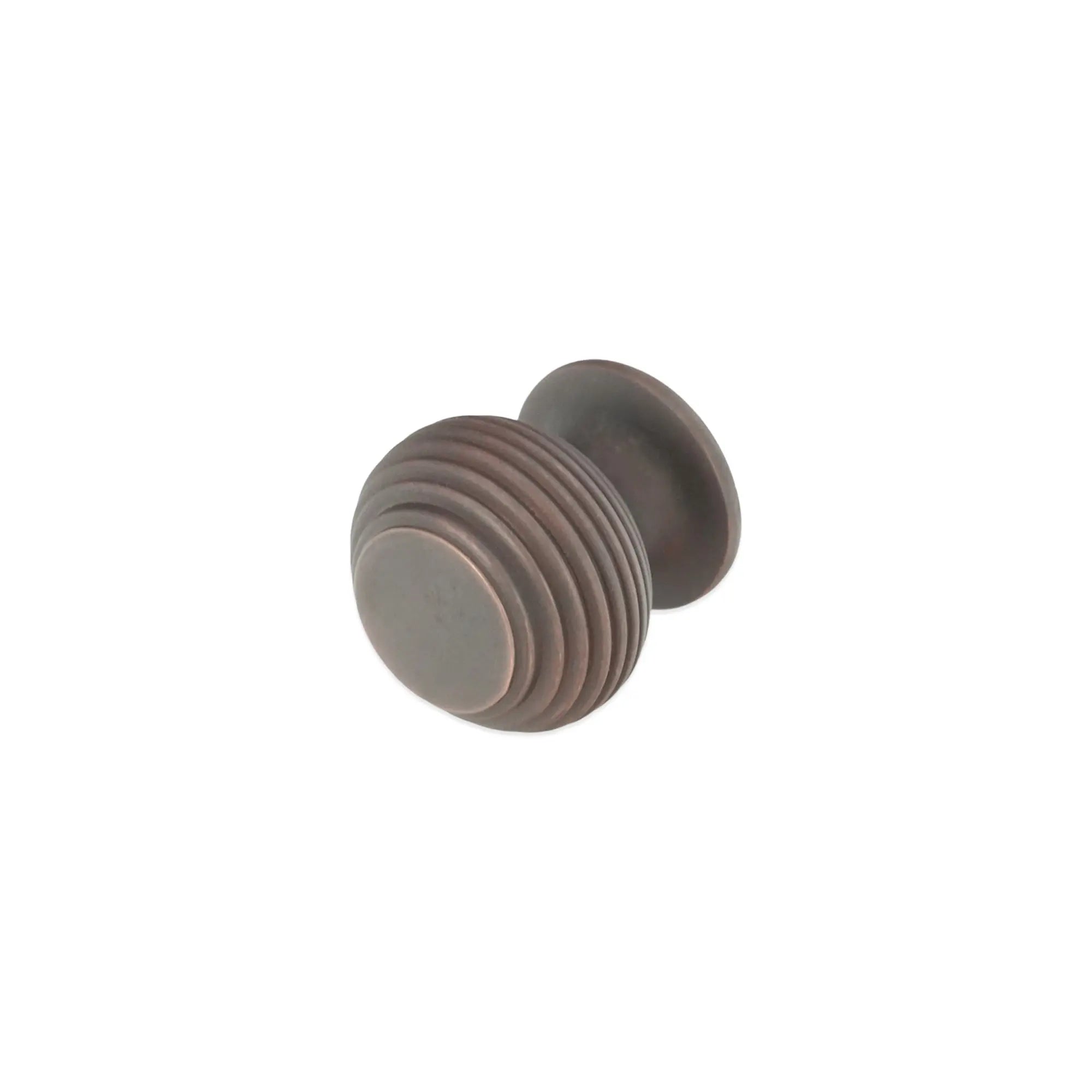 Beehive Small 30mm Cupboard Knob Aged Bronze Spira