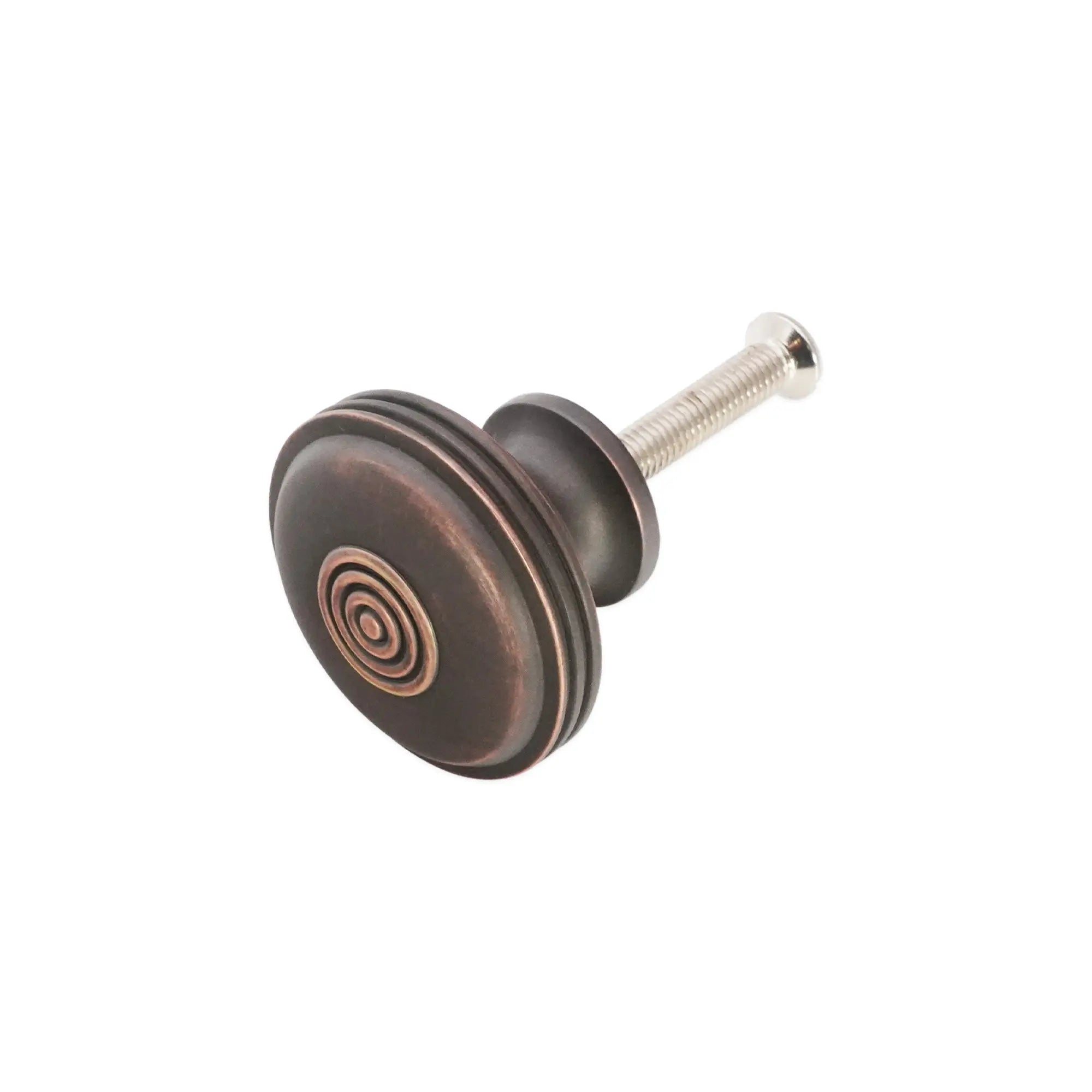 Bloxwich Large 40mm Cupboard Knob Aged Bronze Spira