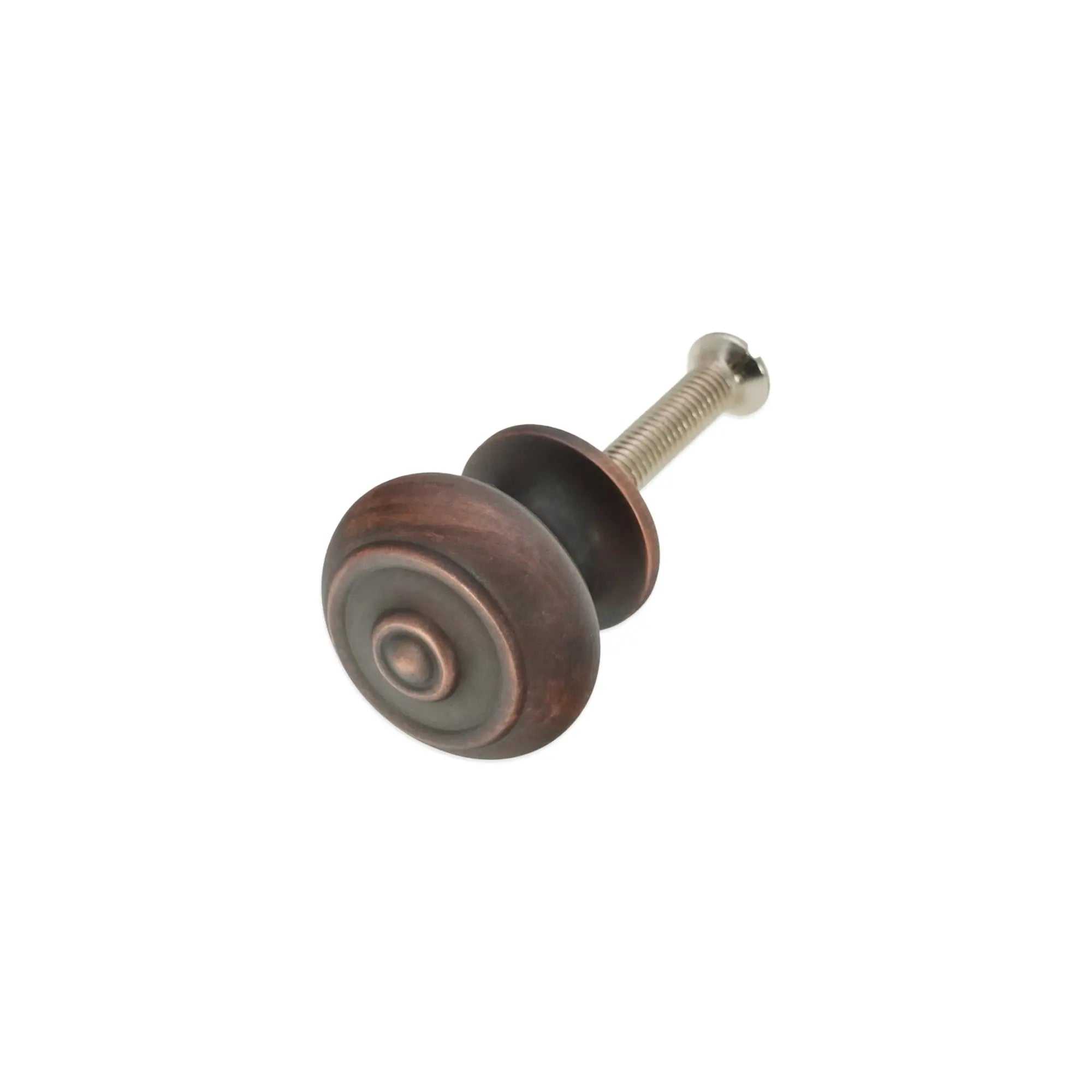 Bloxwich Small 30mm Cupboard Knob Aged Bronze Spira