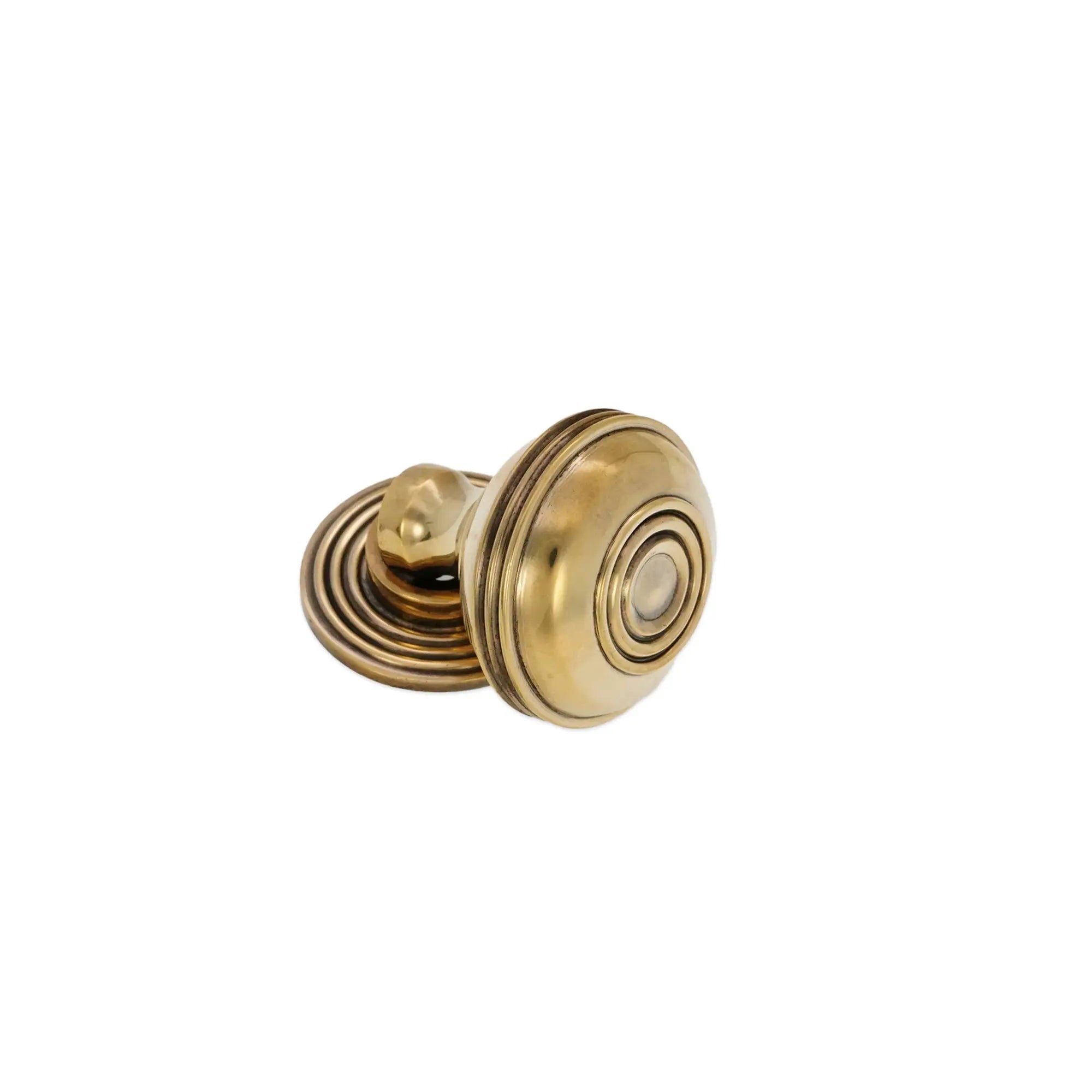 Preston Large 38mm Cupboard Knob Aged Brass Spira