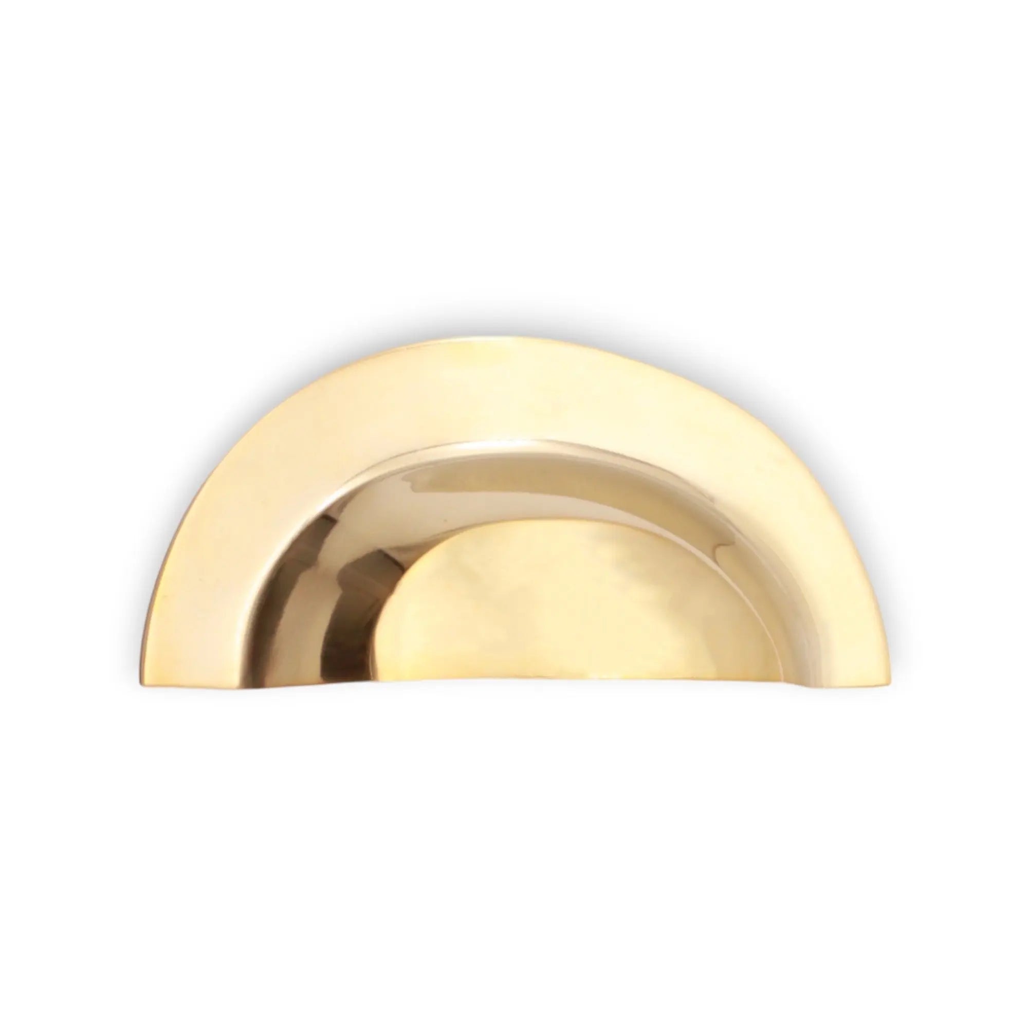 Slim Cup Handle Large Polished Brass Unlacquered Spira