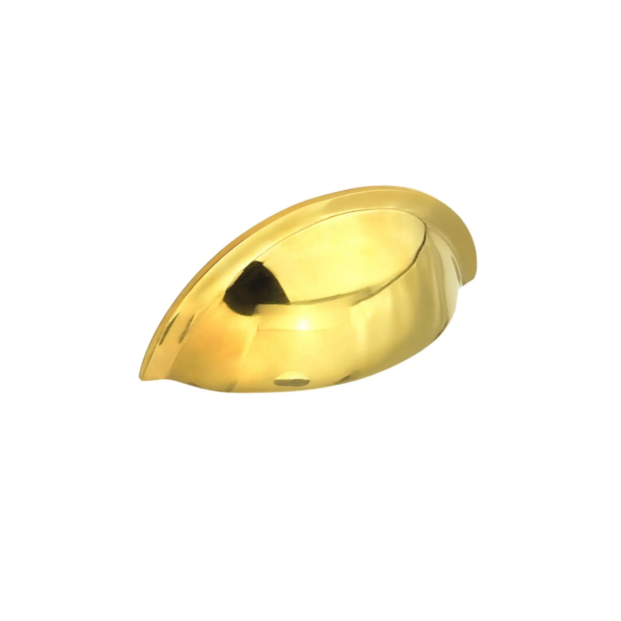 Slim Cup Handle Small Polished Brass Unlacquered Spira