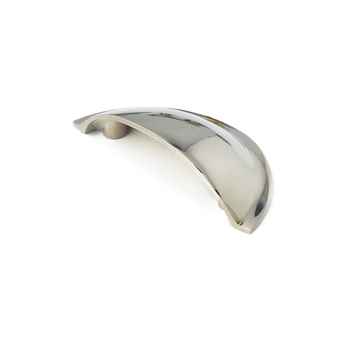 Slim Cup Handle Small Polished Nickel