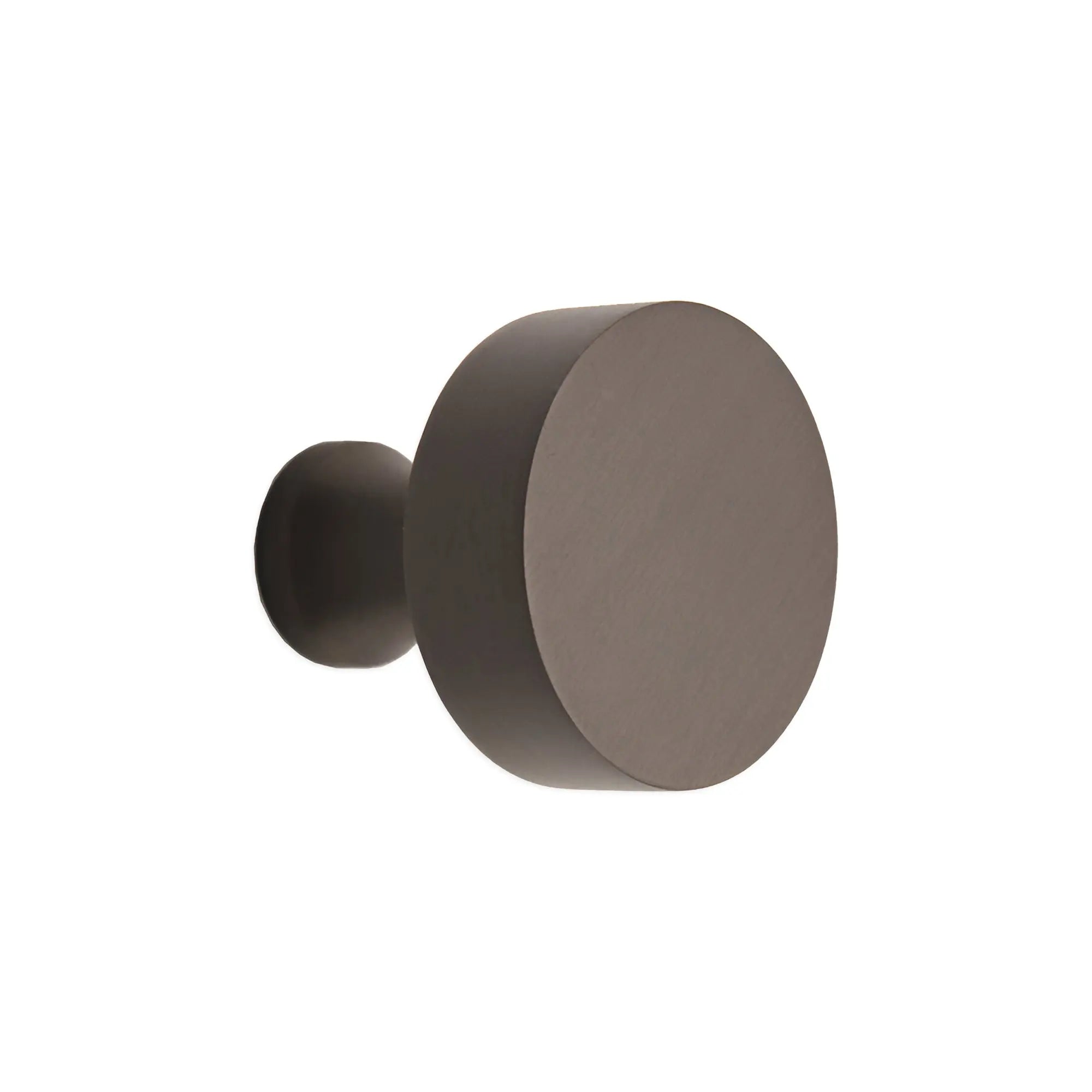 Round Cupboard Knob Gunmetal Grey Spira