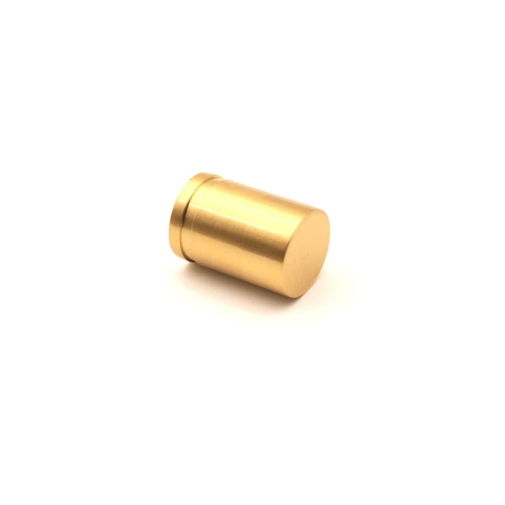 Cylinder Cupboard Pull Satin Brass Spira