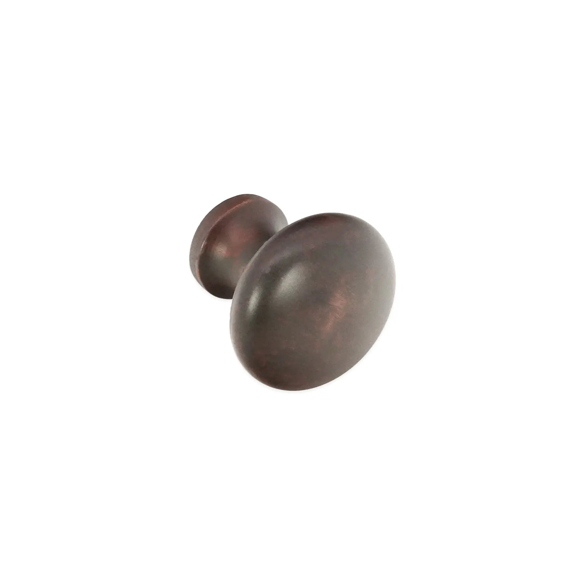 Mushroom 25mm Cupboard Knob Aged Bronze Spira