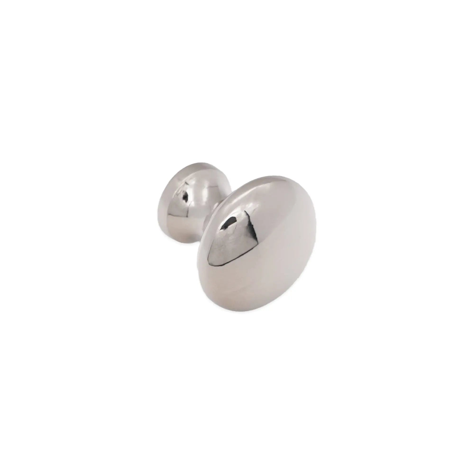 Mushroom 25mm Cupboard Knob Polished Nickel Spira