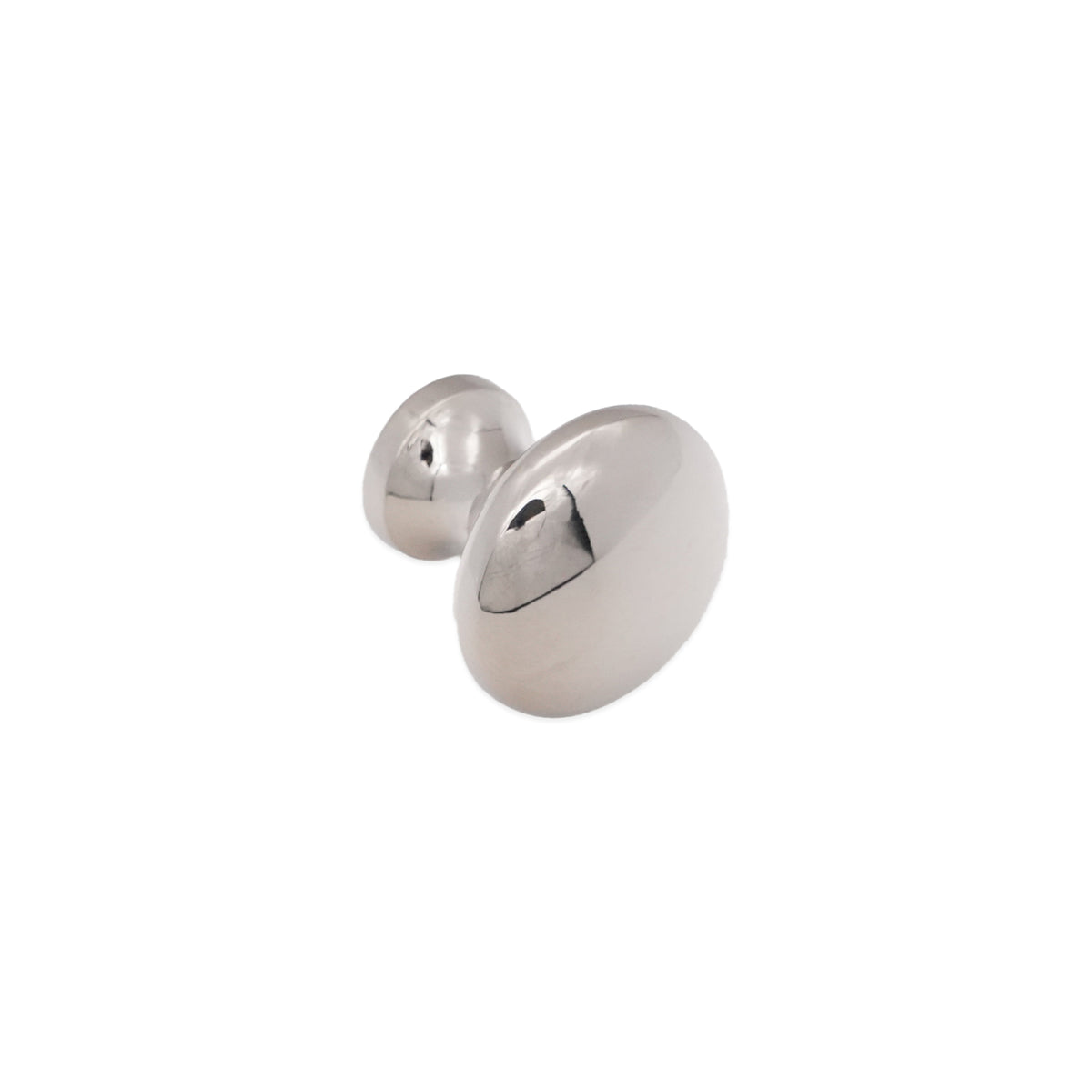 Mushroom 25mm Cupboard Knob Polished Nickel