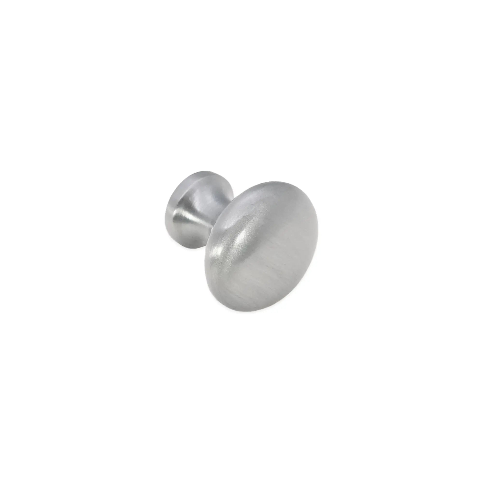 Mushroom 25mm Cupboard Knob Satin Chrome Spira