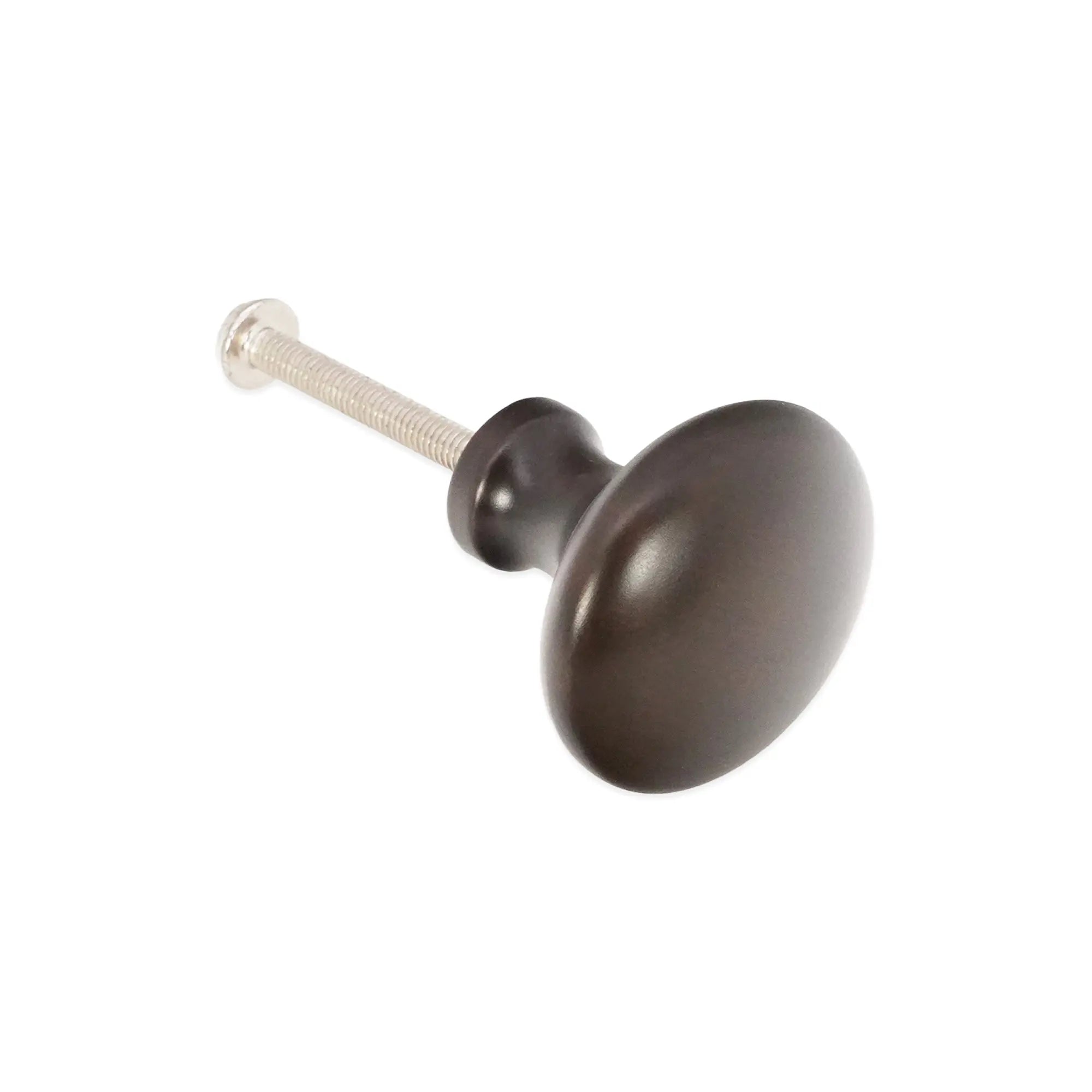 Mushroom 32mm Cupboard Knob Aged Bronze Spira
