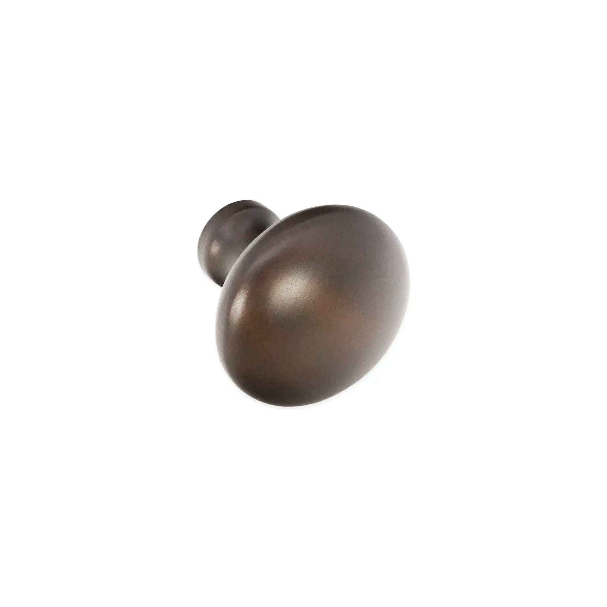 Mushroom 32mm Cupboard Knob Aged Bronze Spira