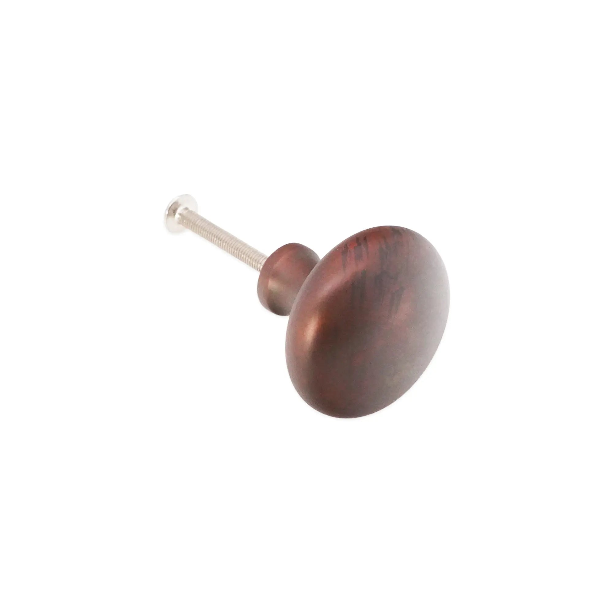 Mushroom 38mm Cupboard Knob Aged Bronze Spira