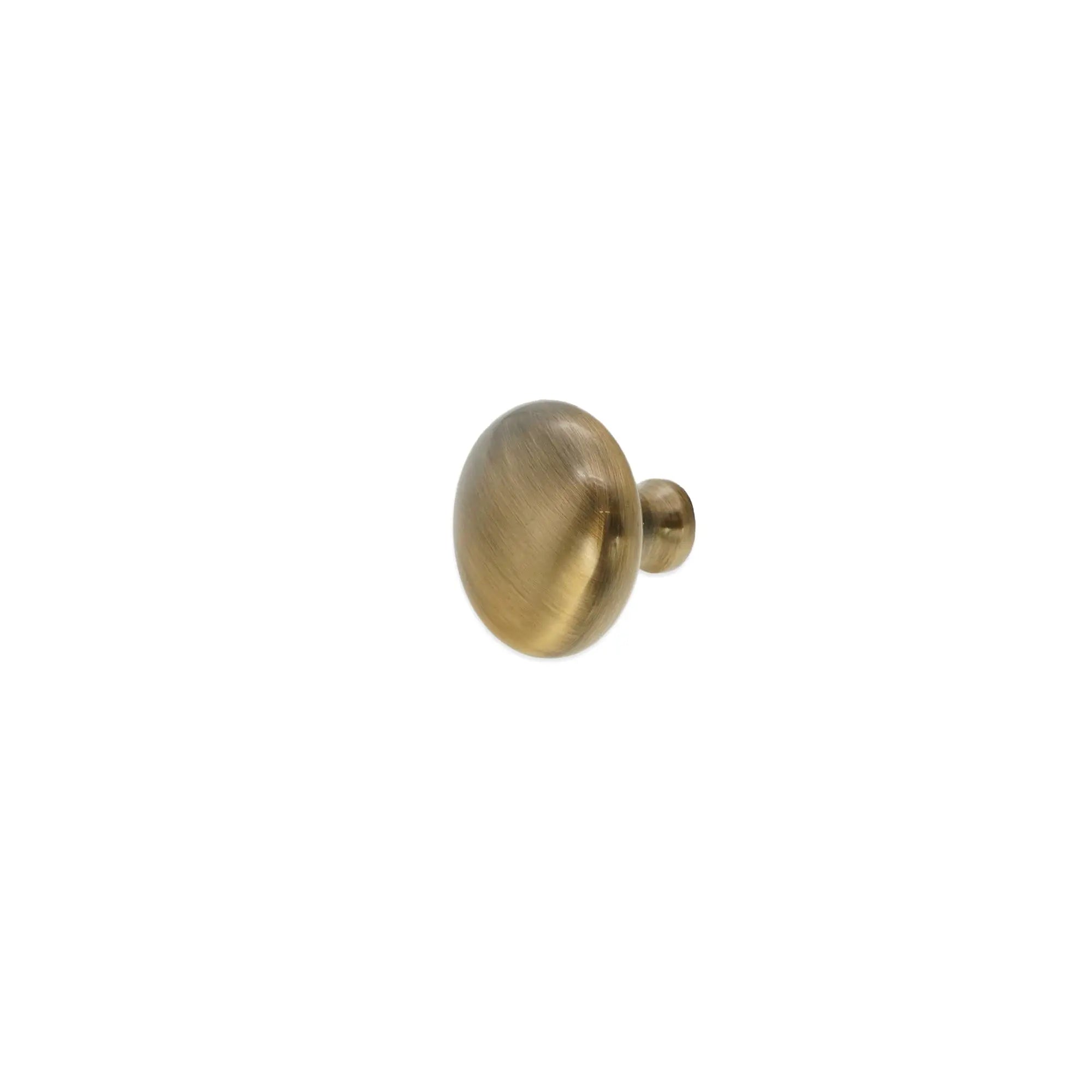 Mushroom 38mm Cupboard Knob Antique Brass Spira