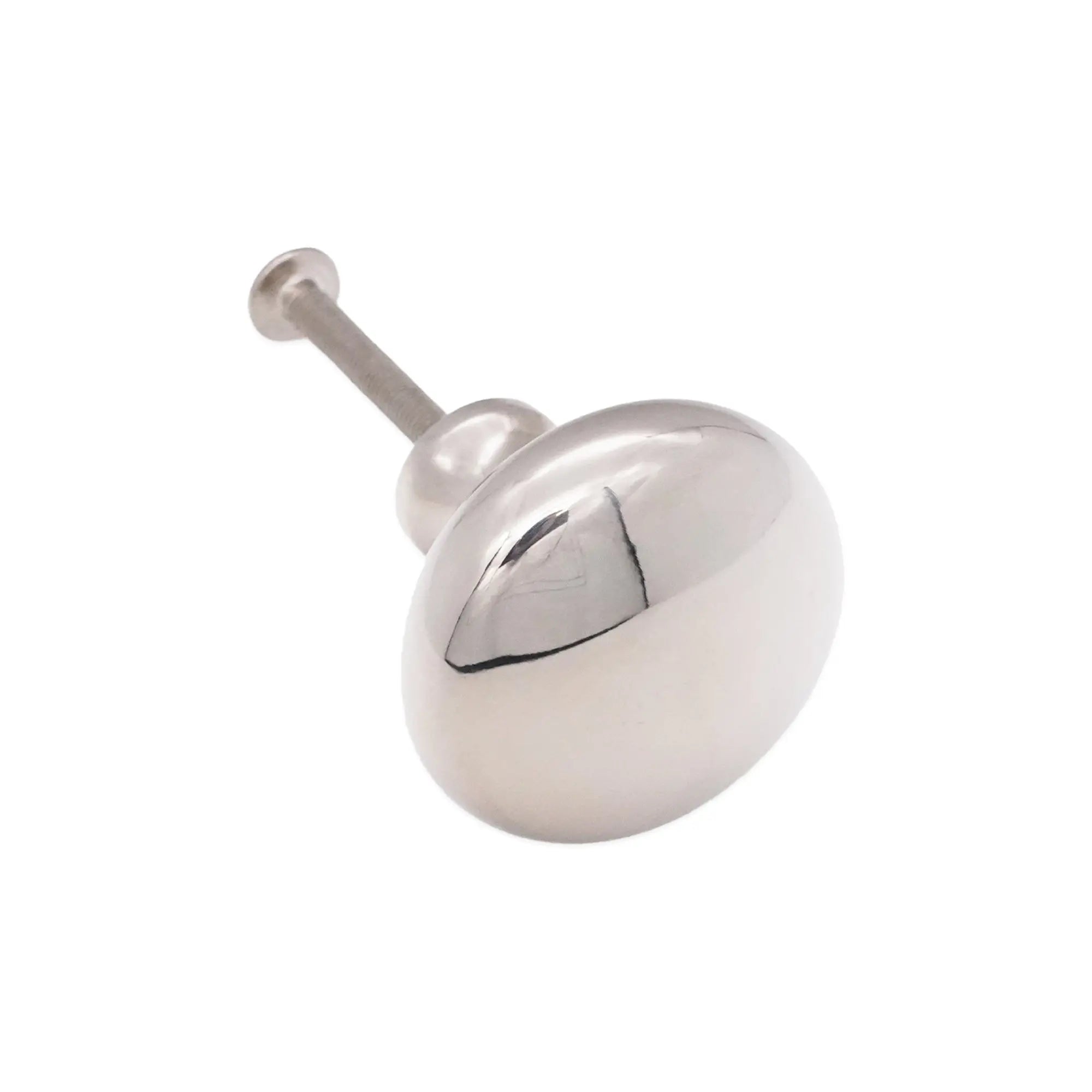 Mushroom 38mm Cupboard Knob Polished Nickel Spira