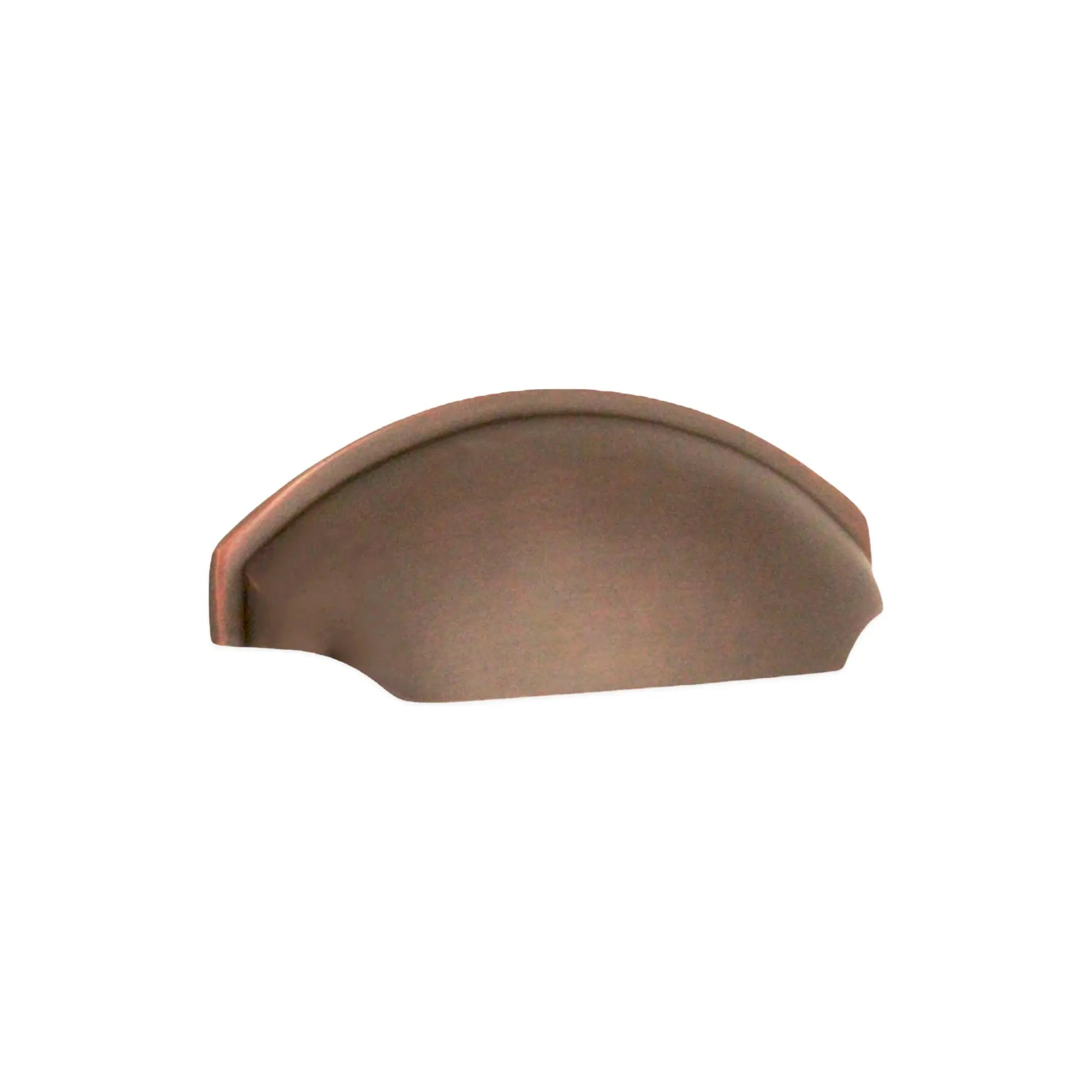 Tulip Cup Drawer Pull Aged Bronze Spira