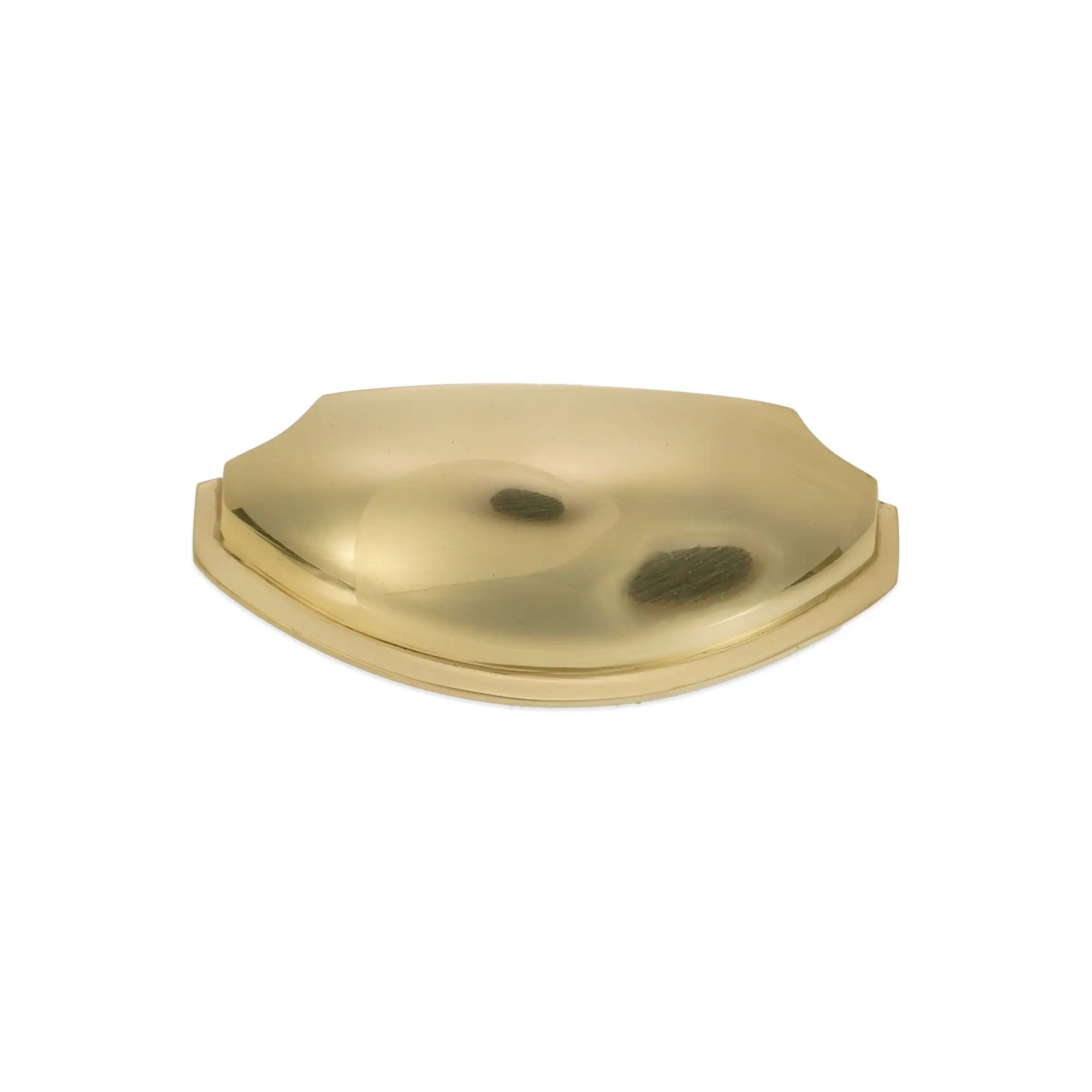 Tulip Cup Drawer Pull Polished Brass Spira