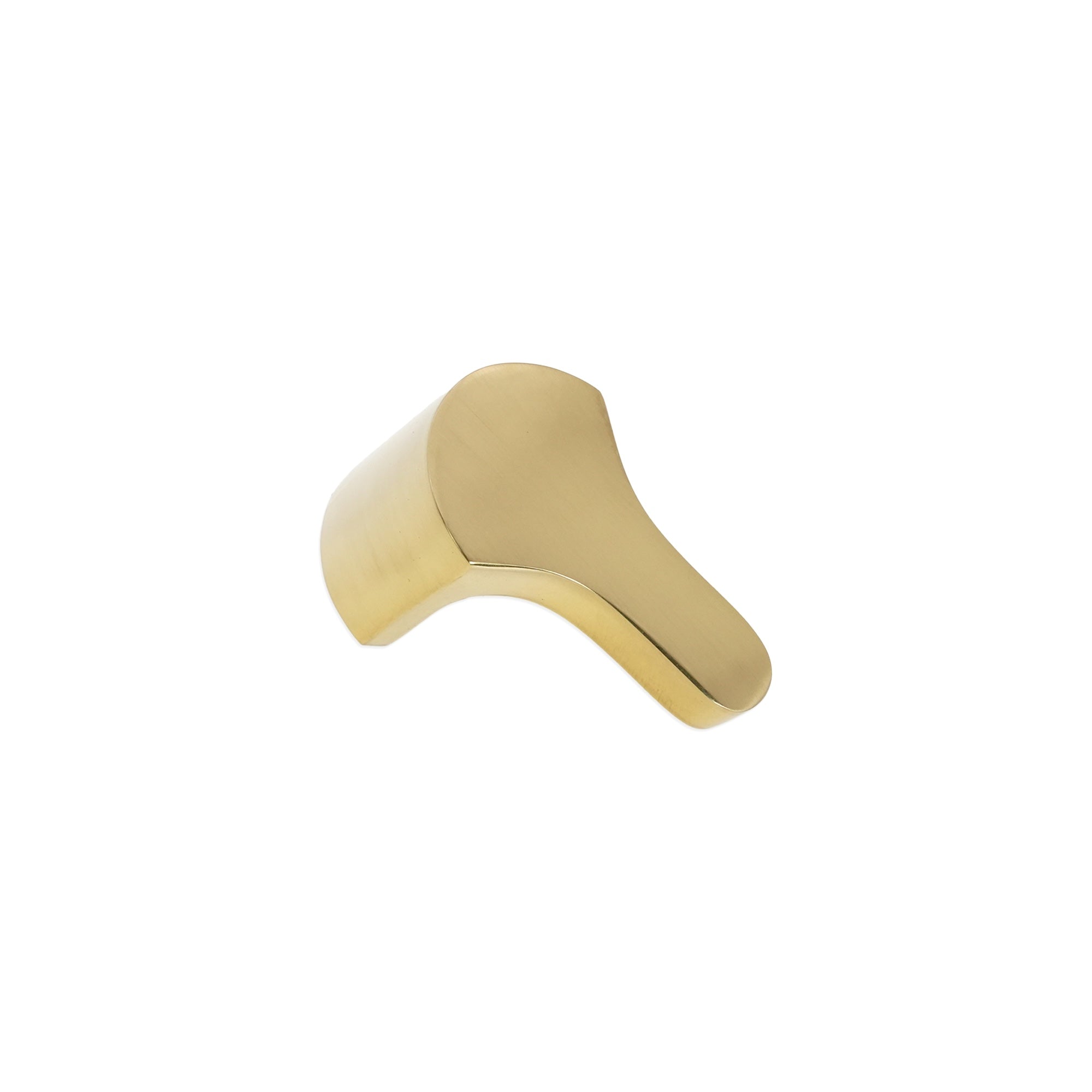 Tulip Drop Pull Polished Brass