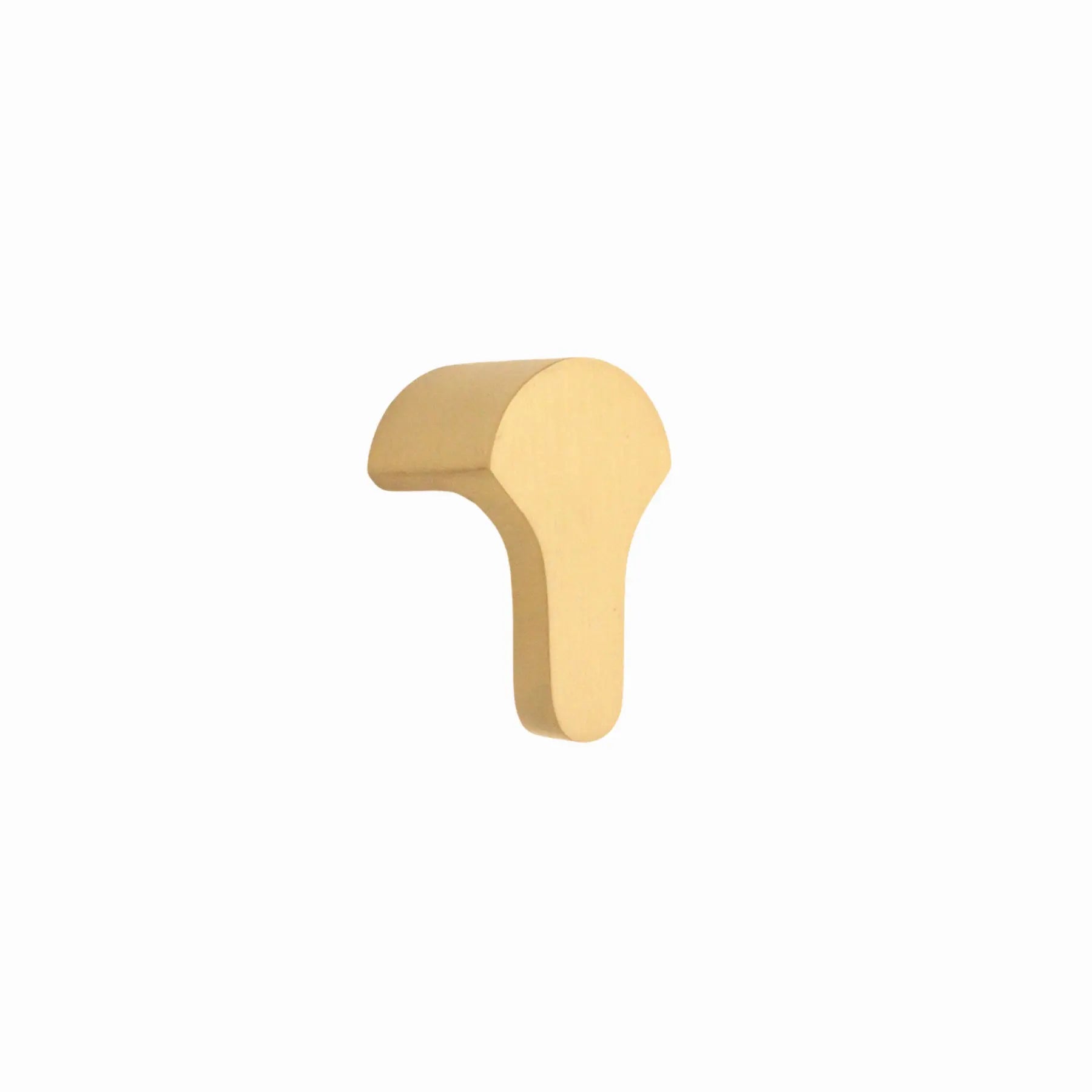 Tulip Drop Pull Satin Brass Spira