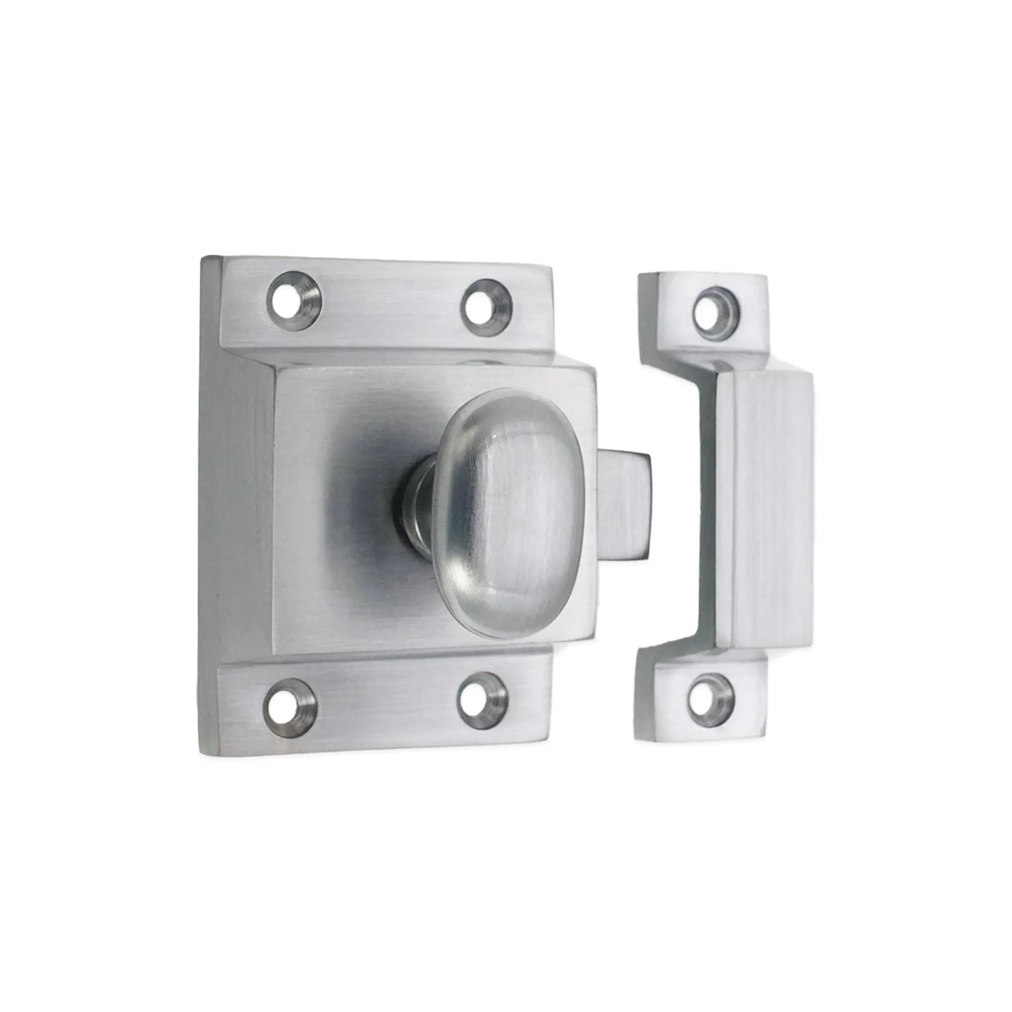 Cupboard Catch Satin Chrome Spira