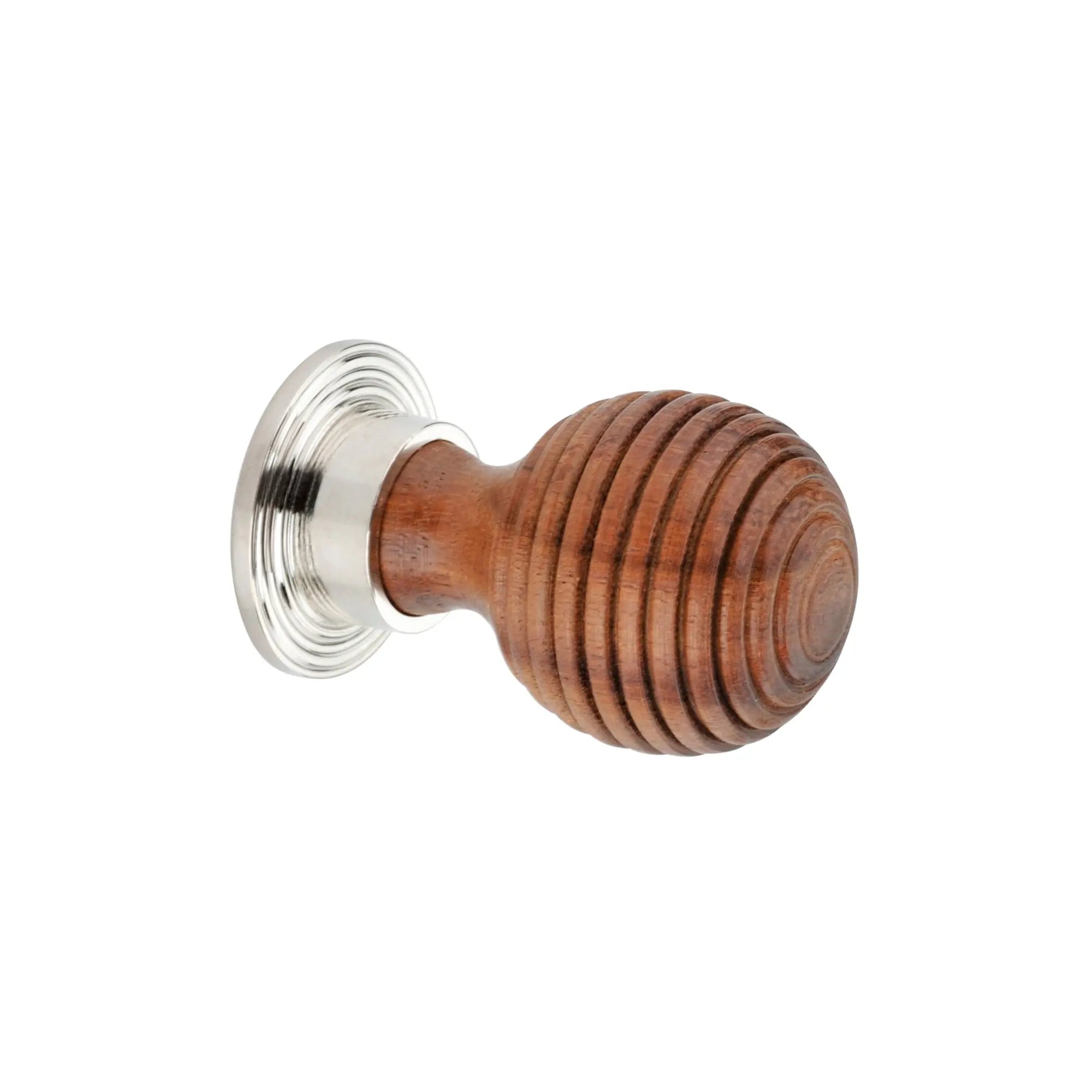 Rosewood Preston Small Cupboard Knob Polished Nickel Spira